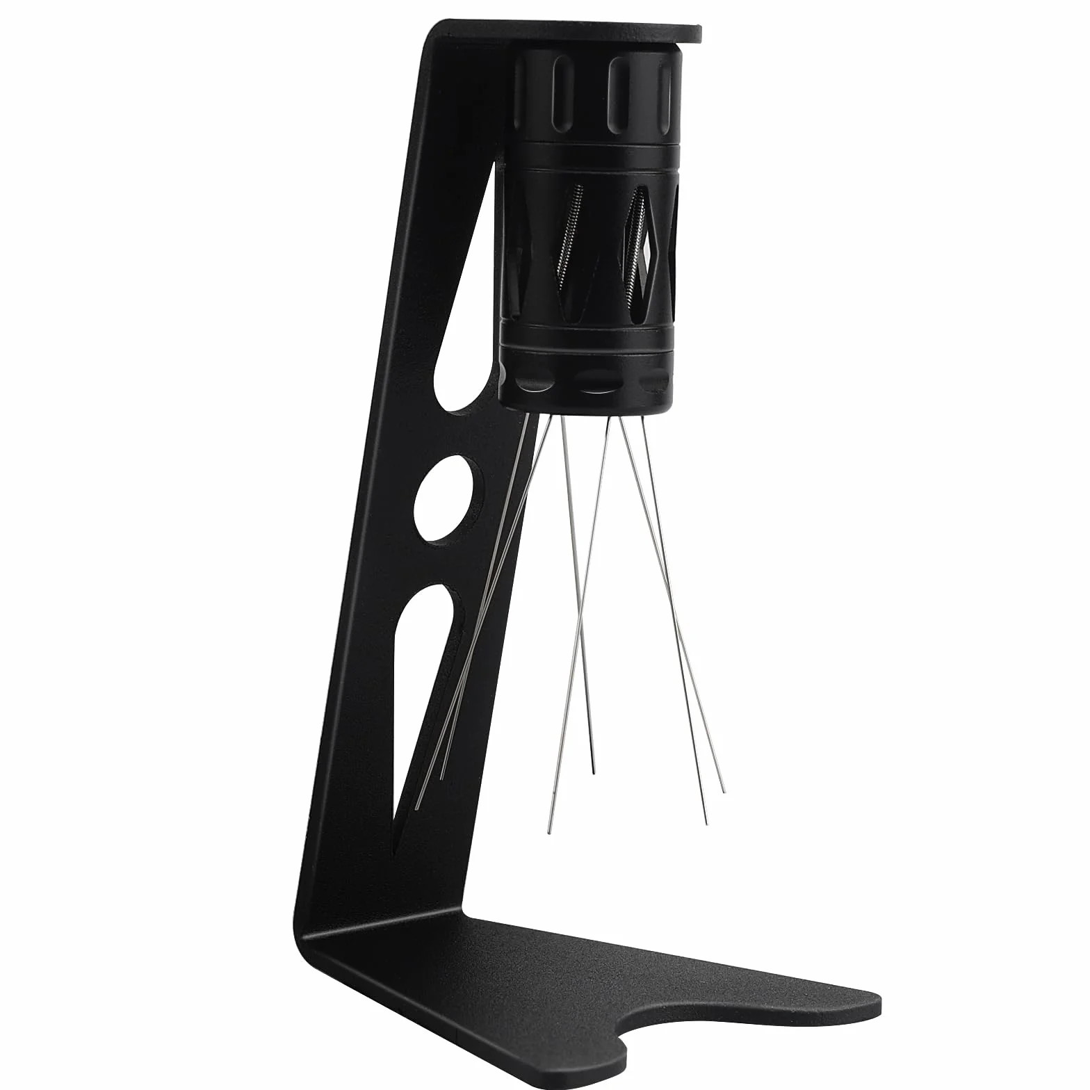 WDT Tool igła do espresso z 10 cienkimi igłami z uchwytem magnetycznym, tamper do kawy, akcesoria do kawy