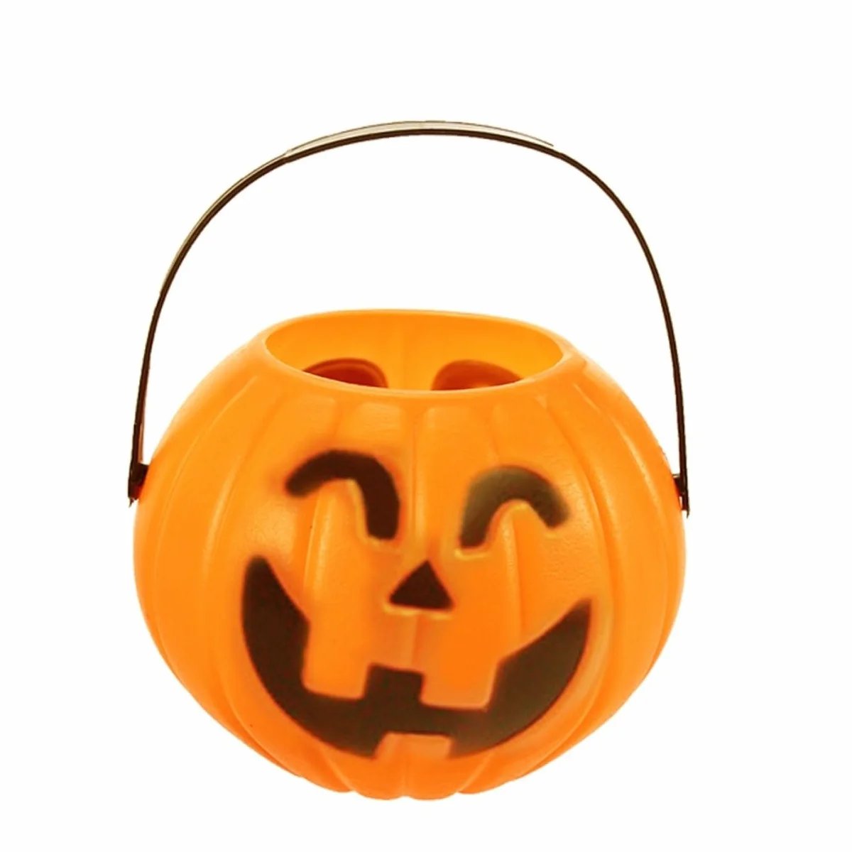 Halloween Dynia Cukierkowe Wiaderko 5 Sztuk Trójkątne Oczy Plastikowe