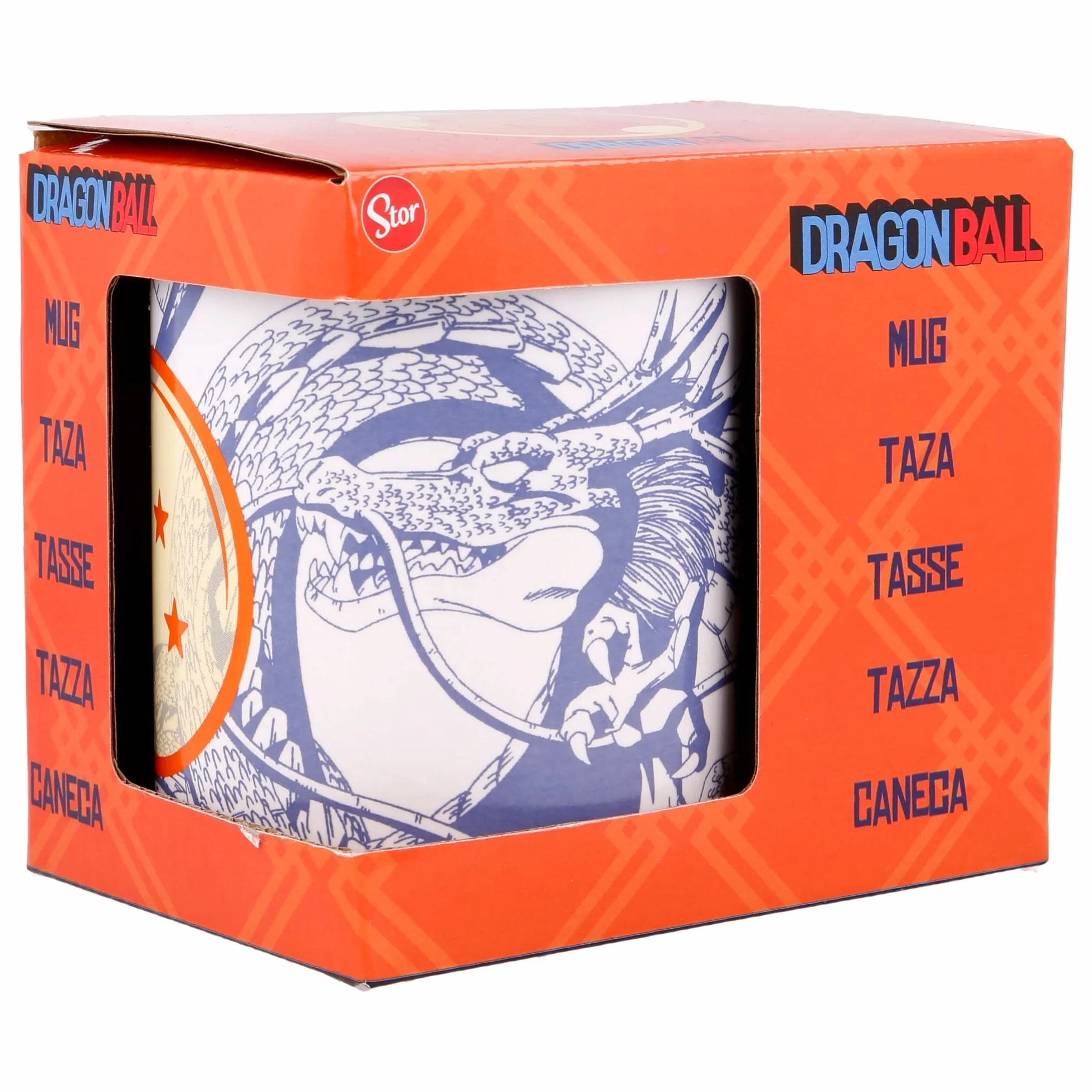 Dragon Ball Stor, kubek ceramiczny, 325 ml, pudełko prezentowe, czarny, średni