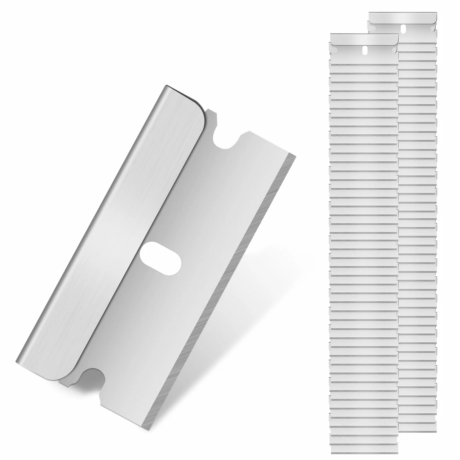 flintronic 90 sztuk zamiennych ostrza do skrobaka ceramicznego, ostrza skrobaka ze stali nierdzewnej, ostrza skrobaka, ostrza do skrobaka z ceramiki, skrobak do kuchenki, piekarnika, szkła i ceramiki