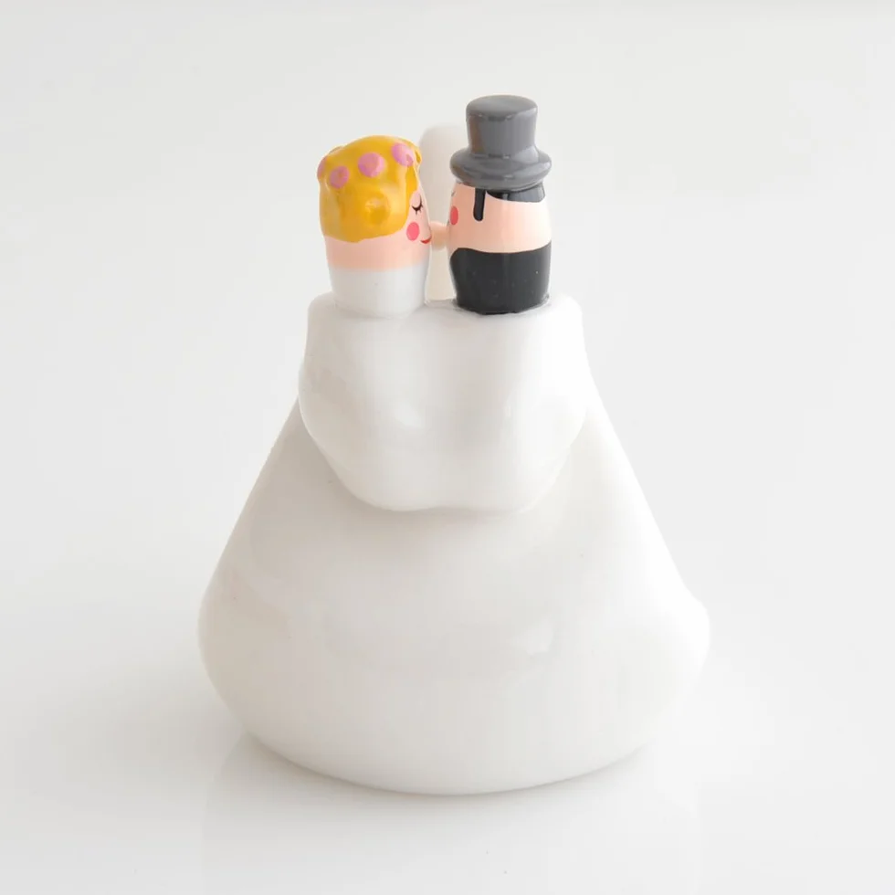 Alessi porcelana biała 8 x 7 x 11 cm
