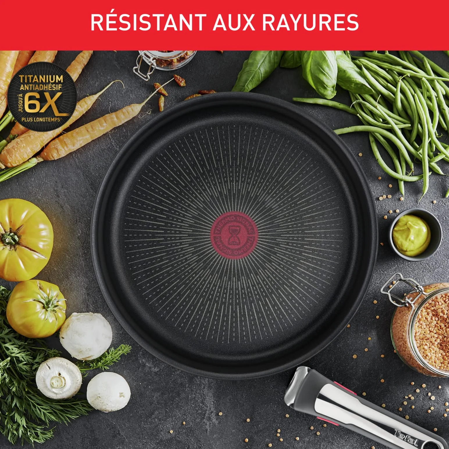 Tefal Ingenio Eco Resist Patelnia do Naleśników Ø 27 cm Aluminium Czarny