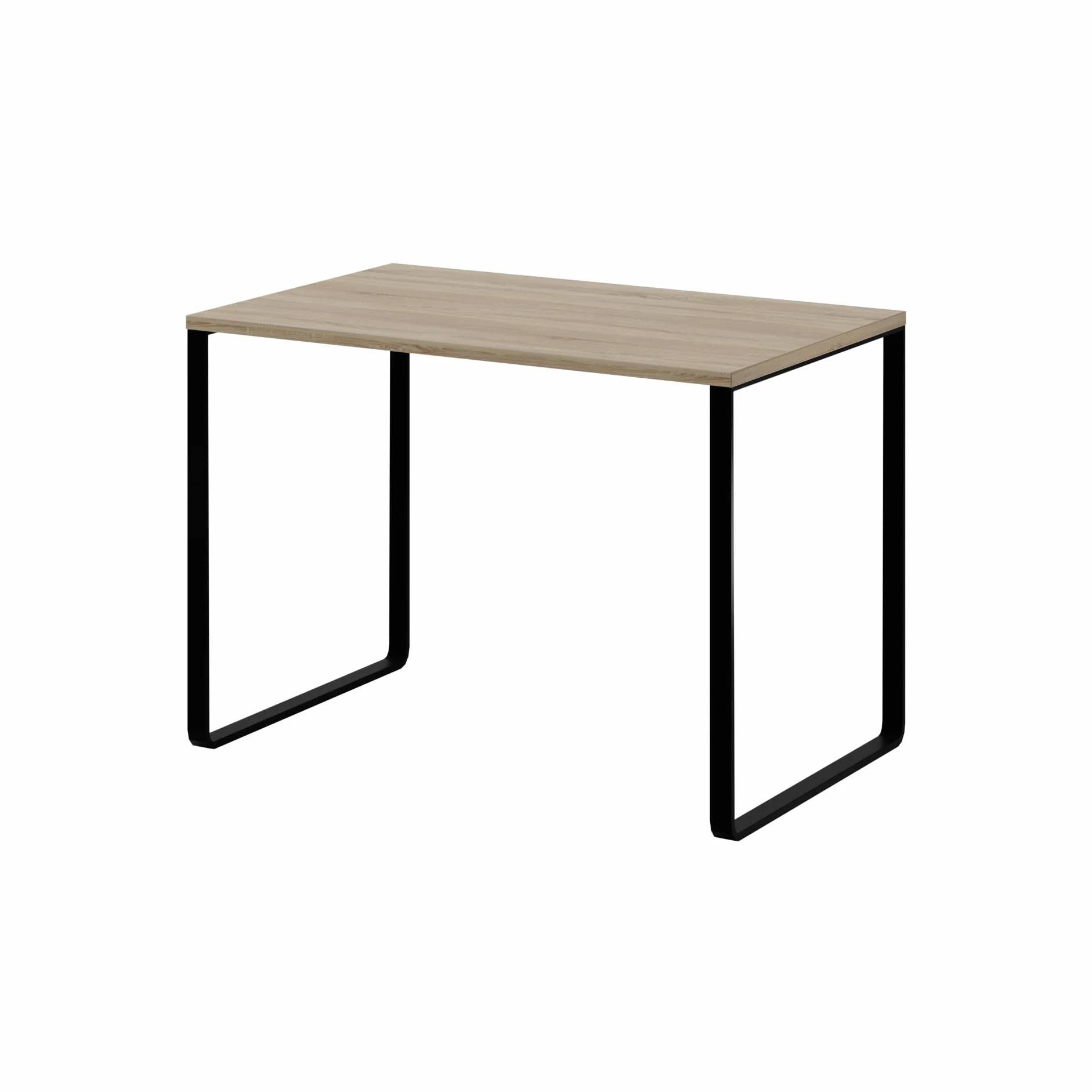 Stolik Kawowy AKKE 70x50cm Dąb Sonoma Metalowe Nóżki Wysokość 55 cm