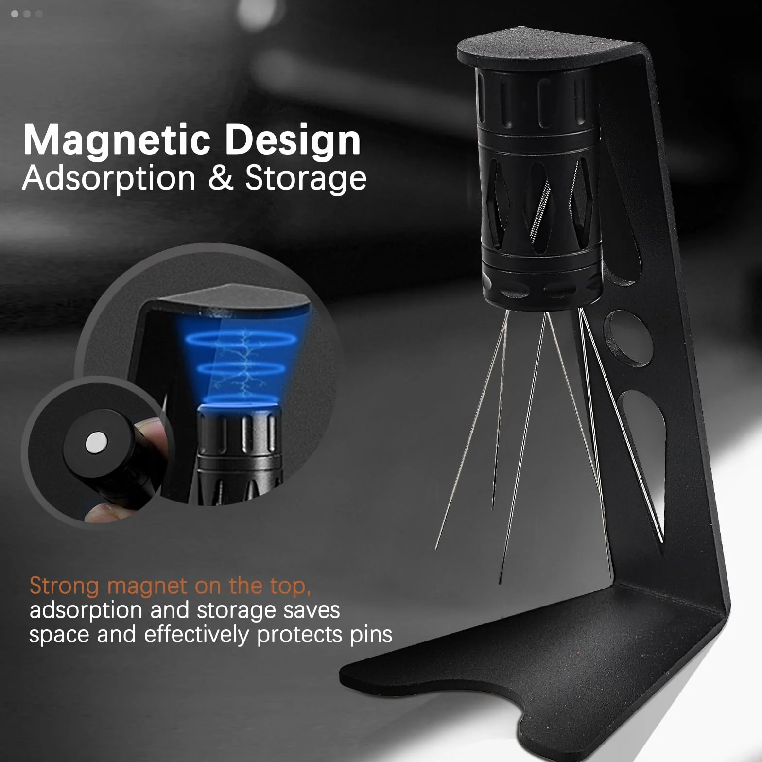 WDT Tool igła do espresso z 10 cienkimi igłami z uchwytem magnetycznym, tamper do kawy, akcesoria do kawy