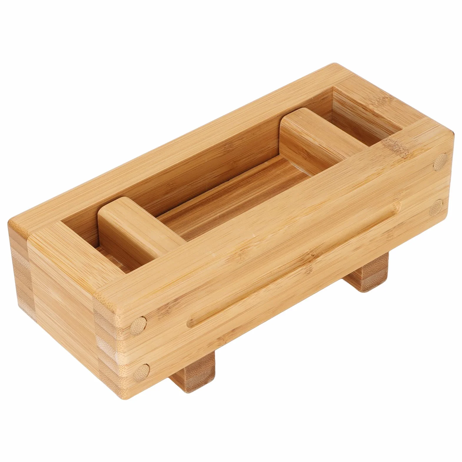 Drewniana Prasa do Sushi, Prostokątna Prasa do Sushi Japoński Sushi Nigiri Forma do Robienia Sushi DIY Zestaw do Robienia Sushi z Drewna Przenośne Pudełko na Ryż Oshizushi