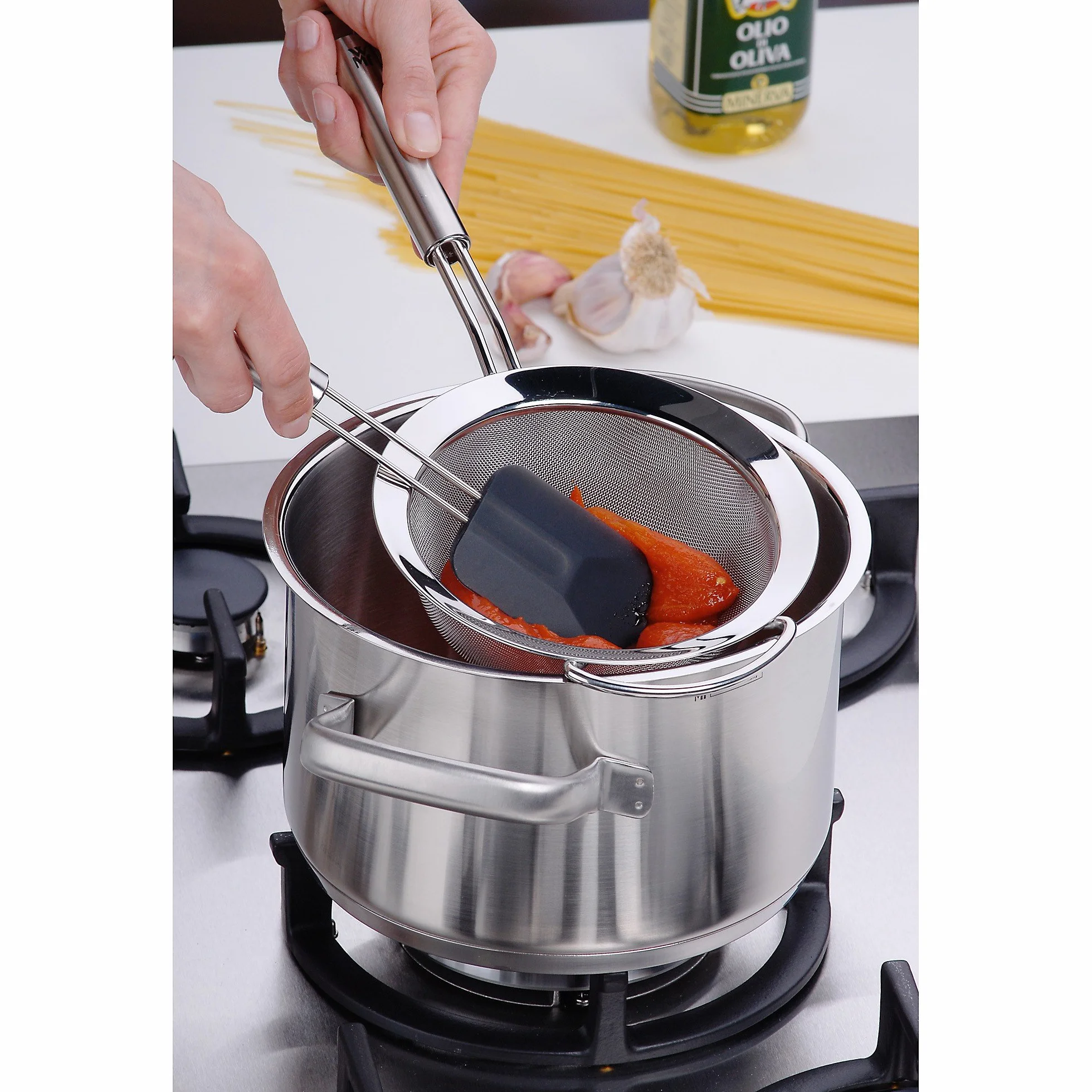 WMF Profi Plus sitko kuchenne 16 cm, stal nierdzewna Cromargan, zmywarka