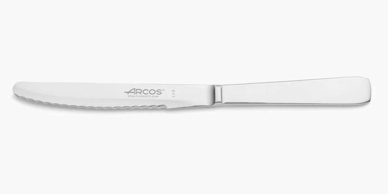 Arcos 460100 Nóż stołowy monoblok ze stali nierdzewnej 110 mm 18/8 srebrny