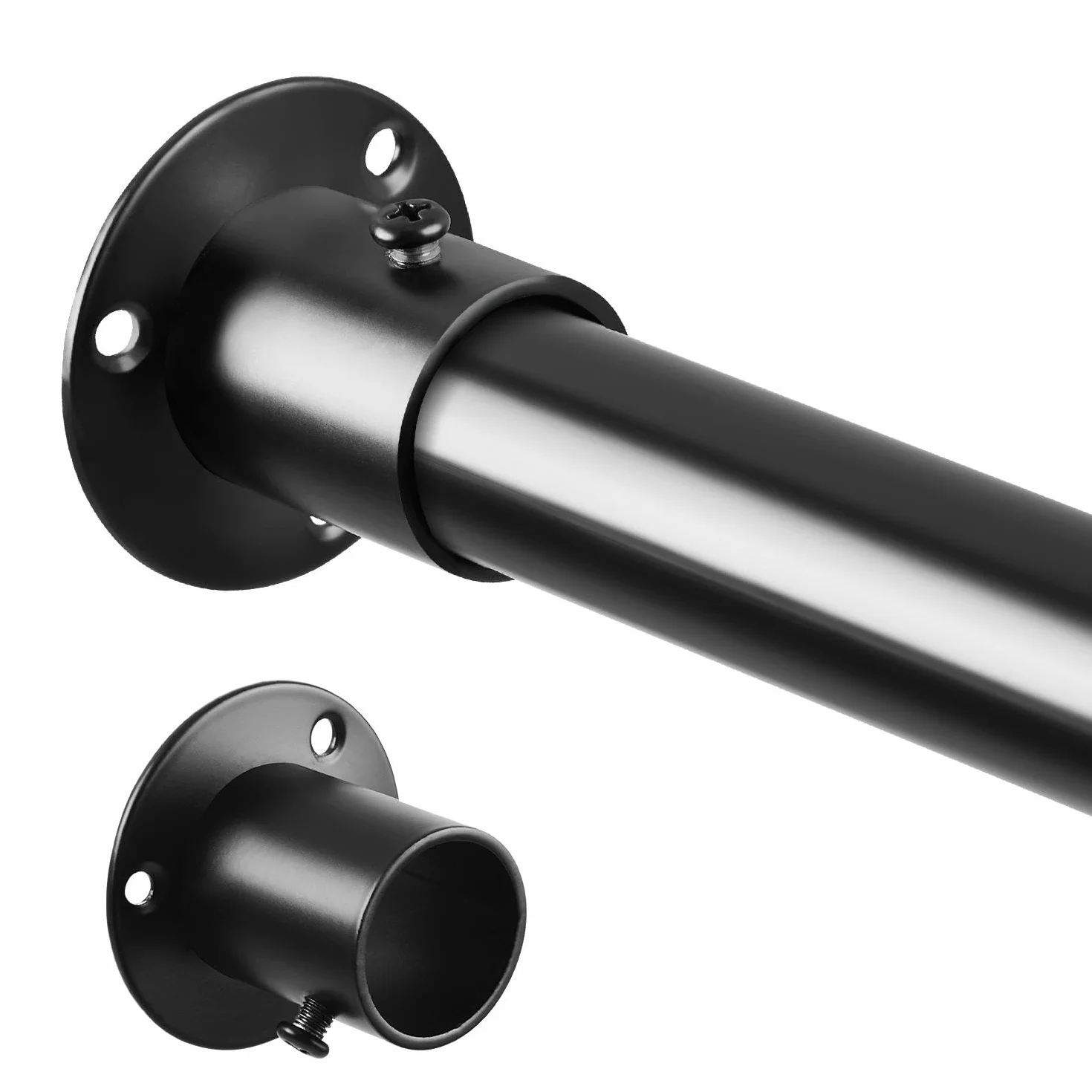 Regulowany drążek na ubrania ze stali nierdzewnej do szafy 70-193 cm 25 mm