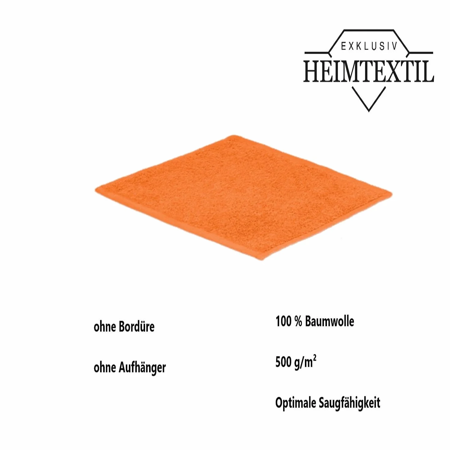 EXKLUSIV HEIMTEXTIL Zestaw 4 ręczników do twarzy 30 x 30 cm terakota