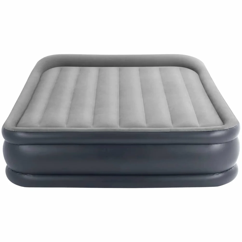 Intex Essential Rest Dura-Beam Plus Queen Łóżko Dmuchane 152 x 203 x 46 cm Szary