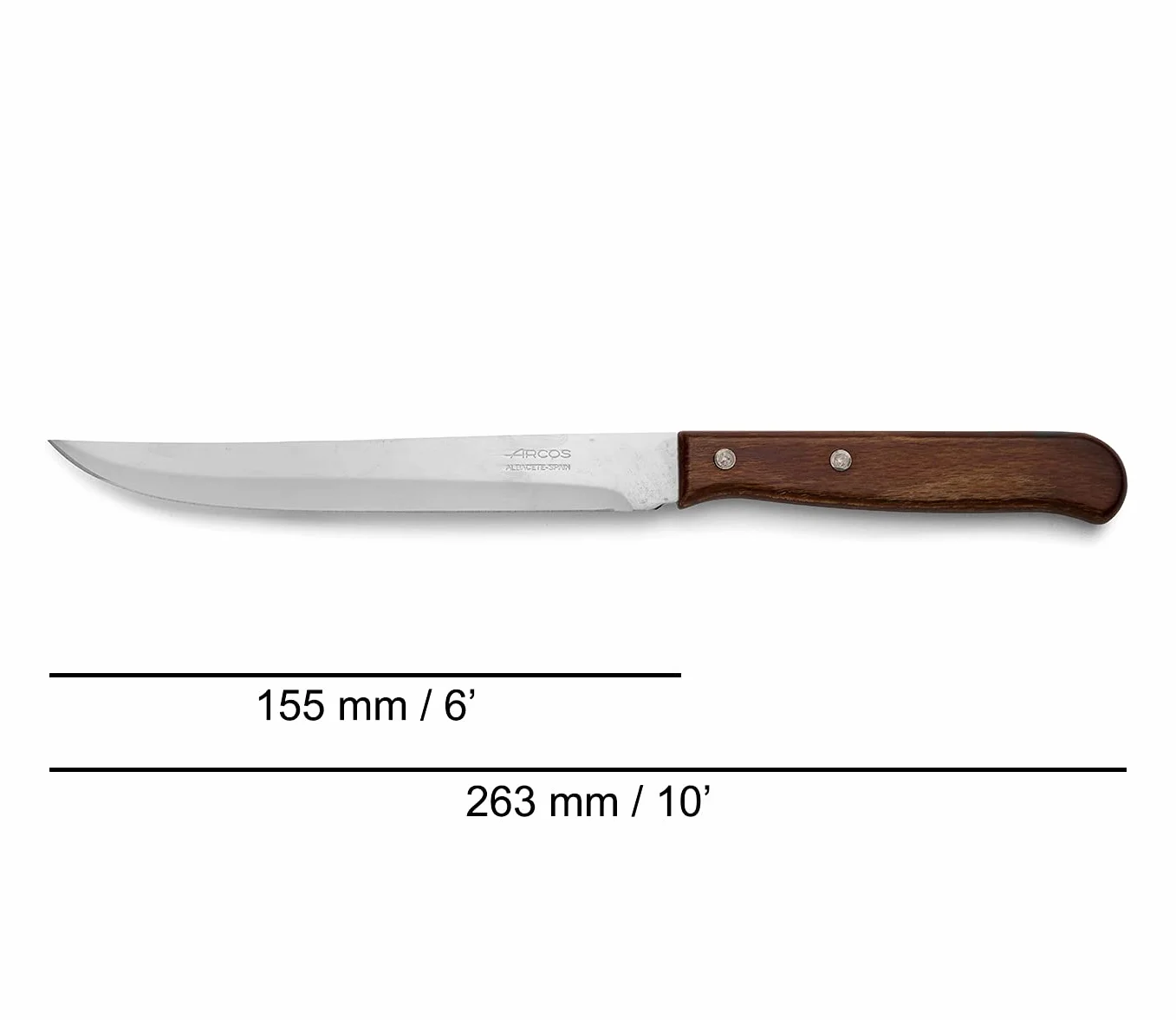 Cuchillo Arcos Latina Cocina 130 mm. Filo Liso
