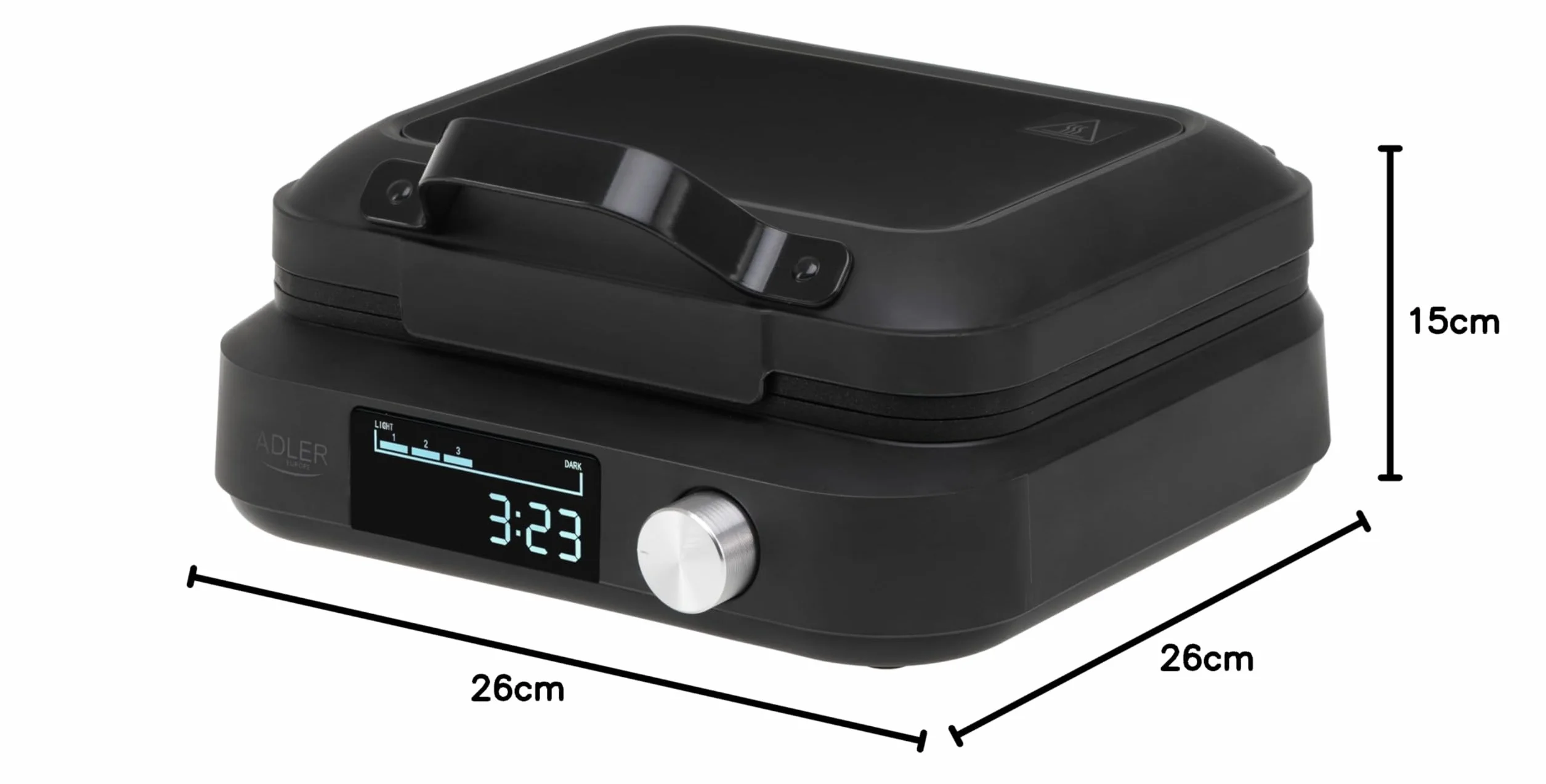 ADLER EUROPE 3087 Gofrownica z wyświetlaczem LED