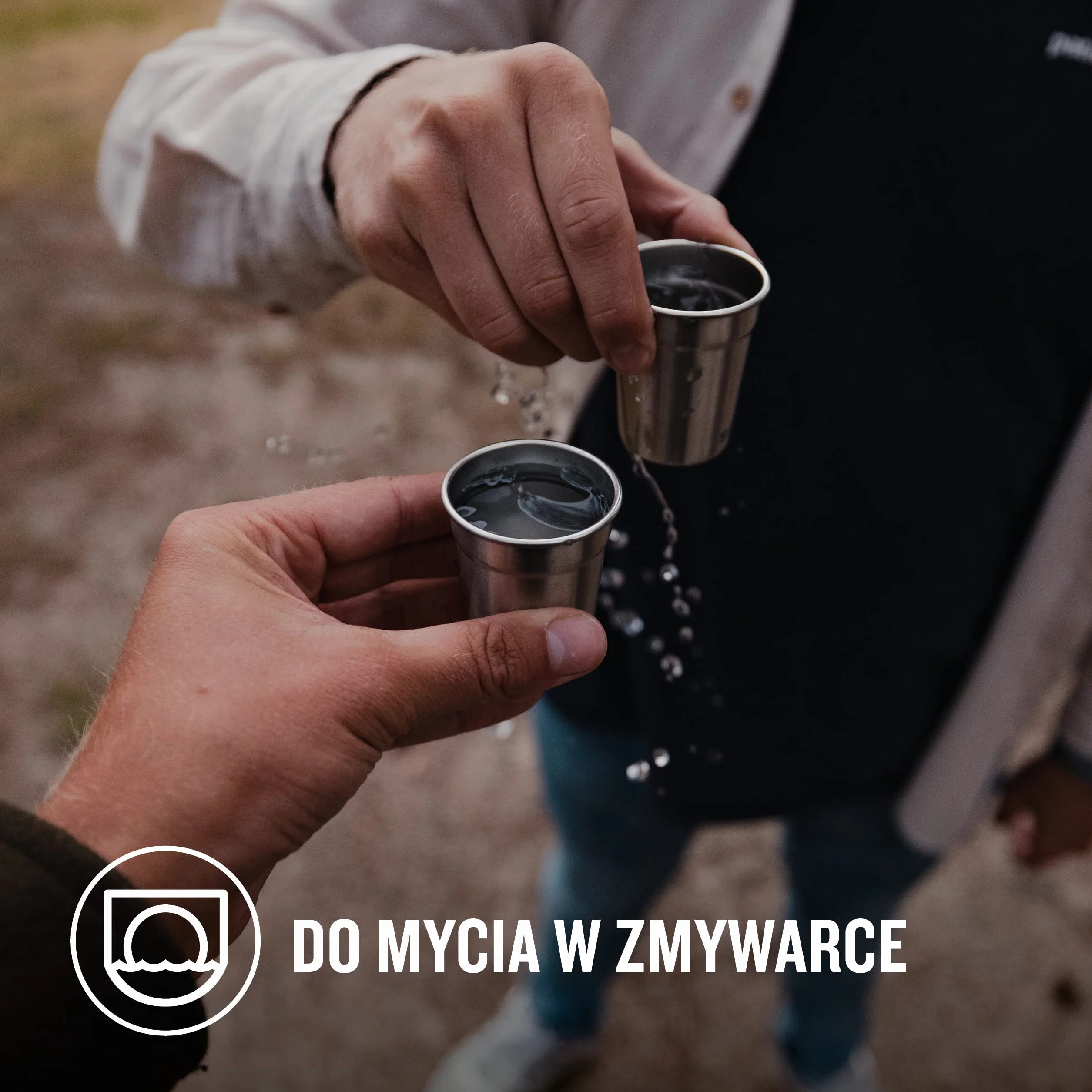 Stanley 1913 Adventure Nesting Shot Glass Set 0.59ML Matte Black - Kieliszki ze Stali Nierdzewnej Bez BPA - System układania ułatwiający pakowanie - Do Mycia w Zmywarce