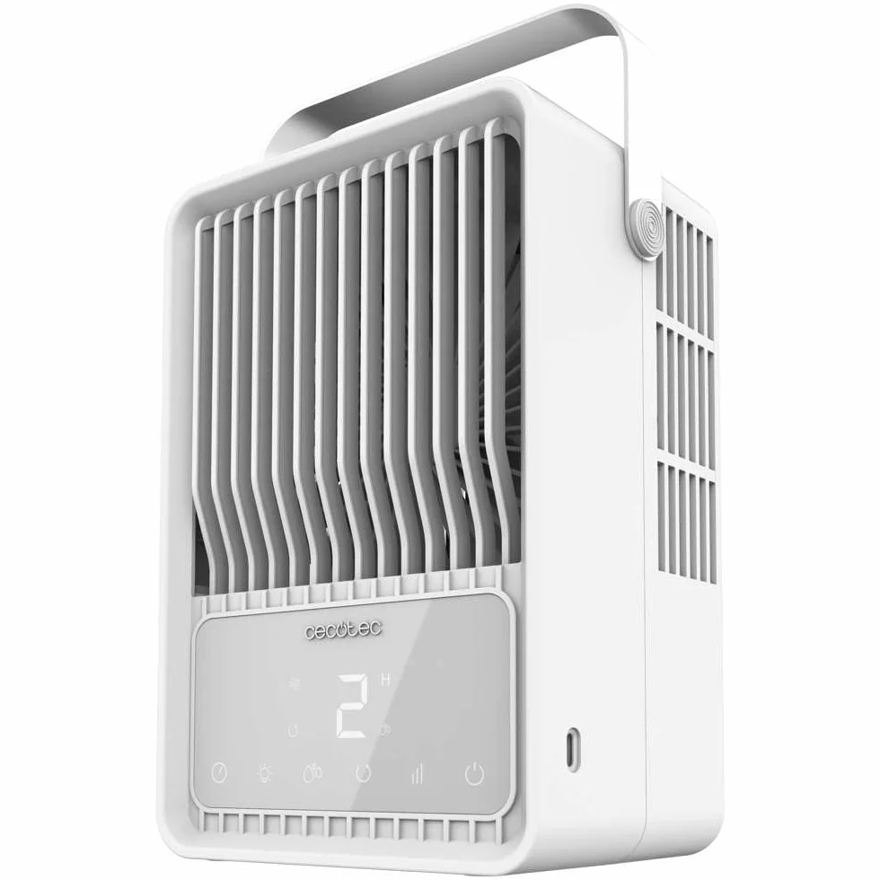 Cecotec EnergySilence 500 DeskChill Inteligentny klimatyzator biurkowy 500 ml sterowanie dotykowe 3 prędkości timer 8-godzinny