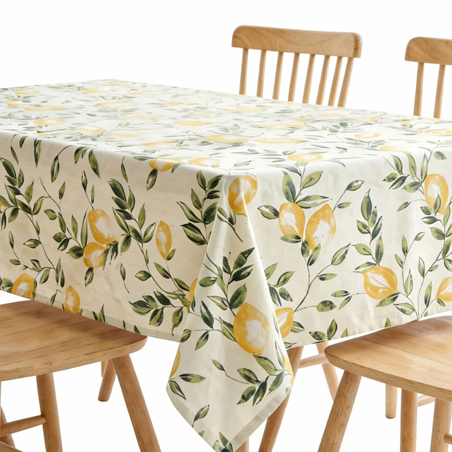 2 x obrus ceratowy, zmywalny, PCW, wodoszczelny, woskowany, 100 x 140 cm, grubość 10 s, tworzywo sztuczne, zmywalny obrus z motywem cytryny, do kuchni, na balkon, do ogrodu