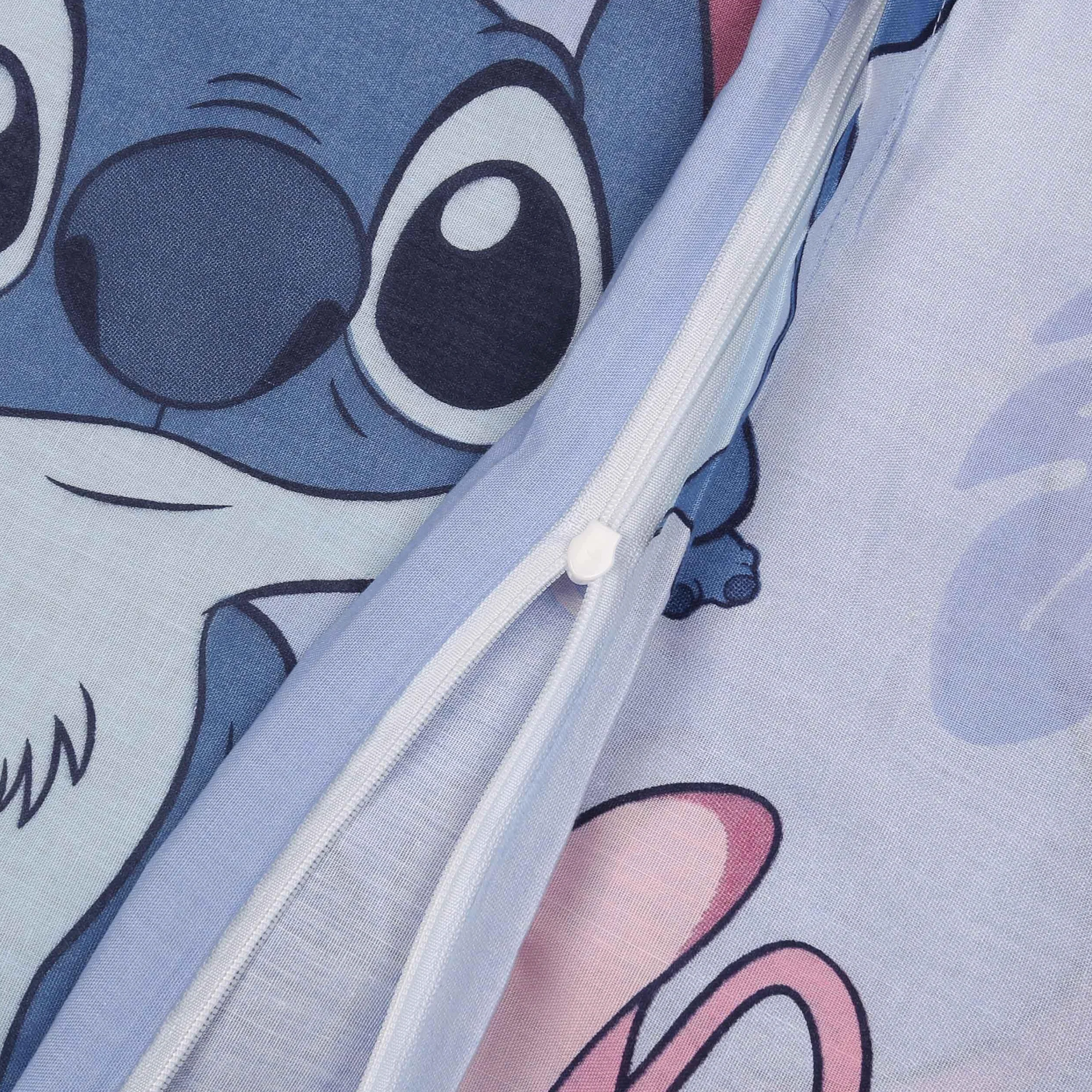 DISNEY Stitch bawełniana pościel dziecięca 140x200cm+70x90cm OEKO-TEX