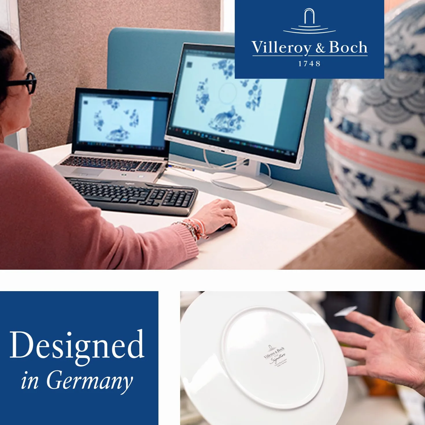 Villeroy & Boch Talerz Obiadowy Do Zupy Królewskiej 24 cm Porcelana