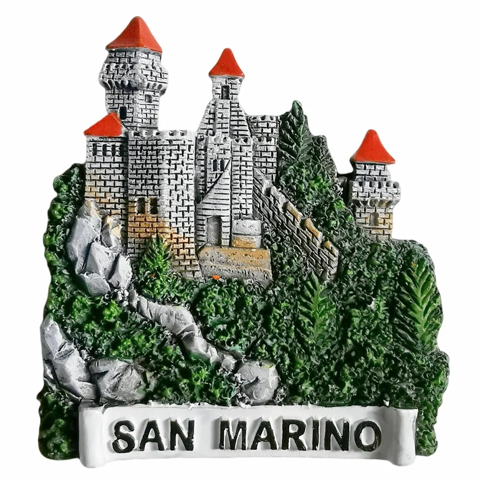 Magnes na lodówkę San Marino 3D pamiątka turystyczna dekoracja
