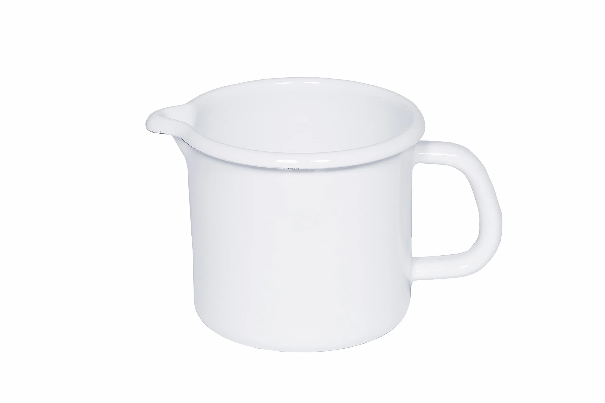 Riess garnek emaliowany z dziobem 9 cm 0,5 l indukcyjny