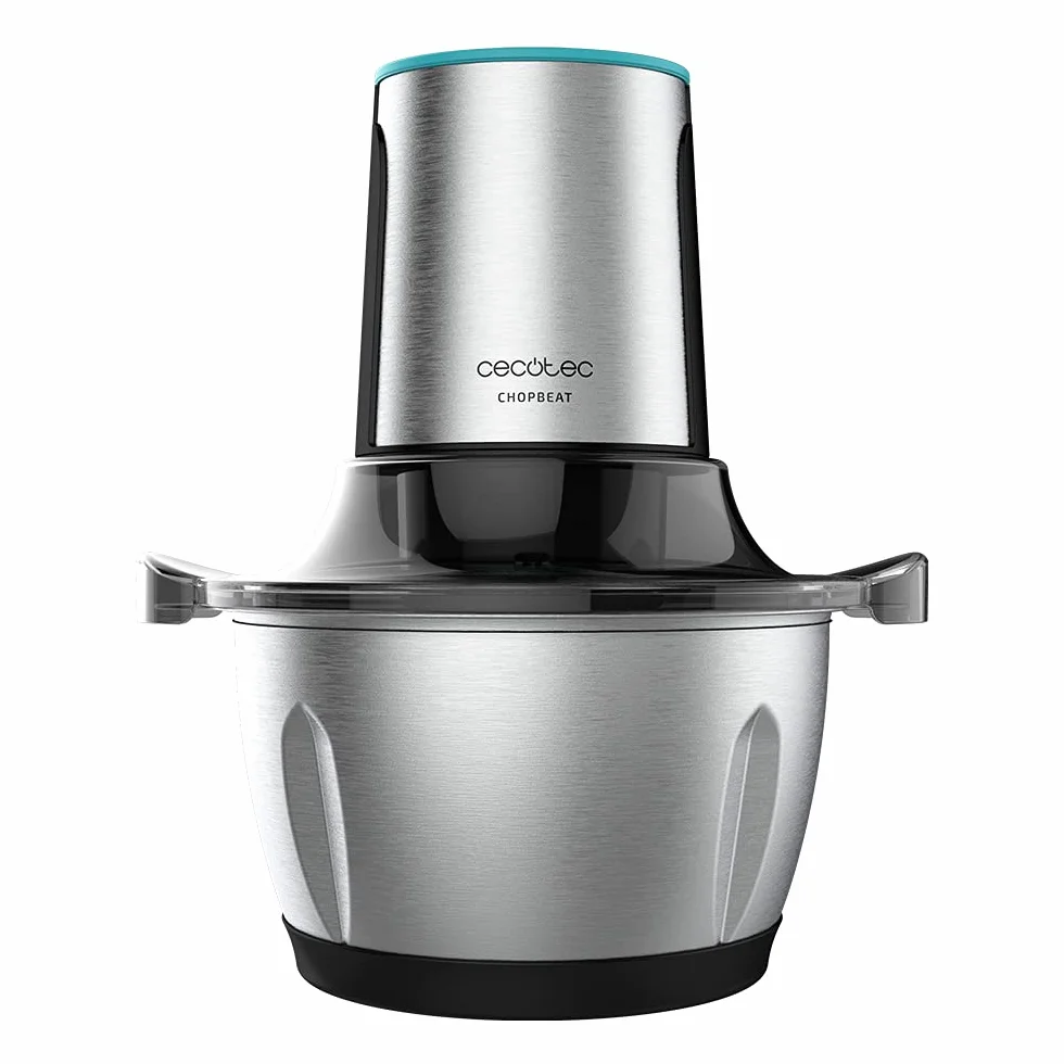 Cecotec ChopBeat 1500 TitanBlack Steel Rozdrabniacz Elektryczny 600 W 1,5 l Stal Nierdzewna