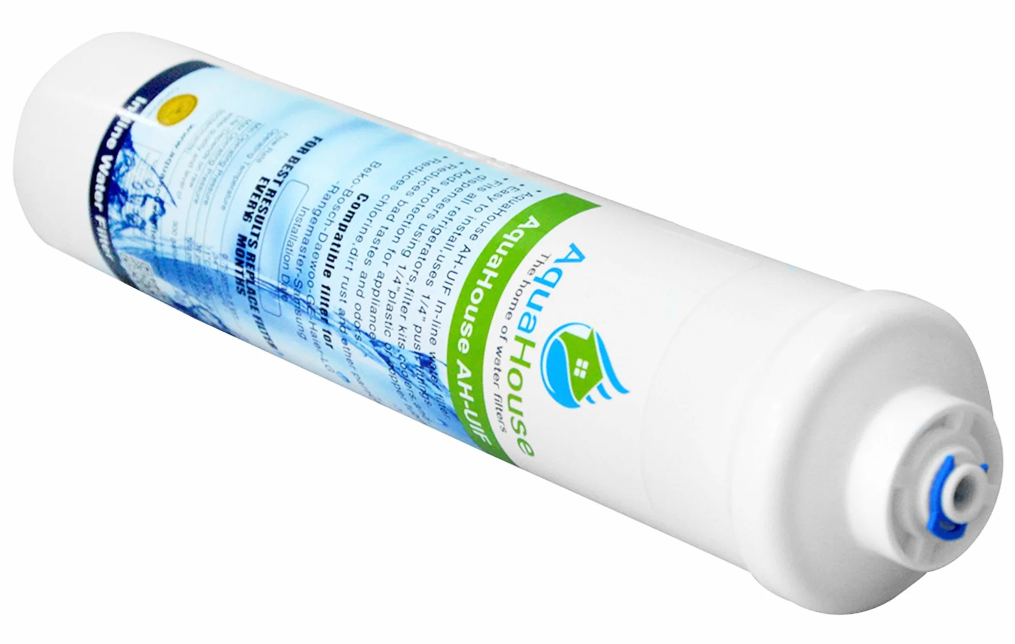 AquaHouse AH-UIF uniwersalny filtr wody do lodówki, pasuje do urządzeń marki Samsung, LG, Rangemaster, Beko, Haier itp.