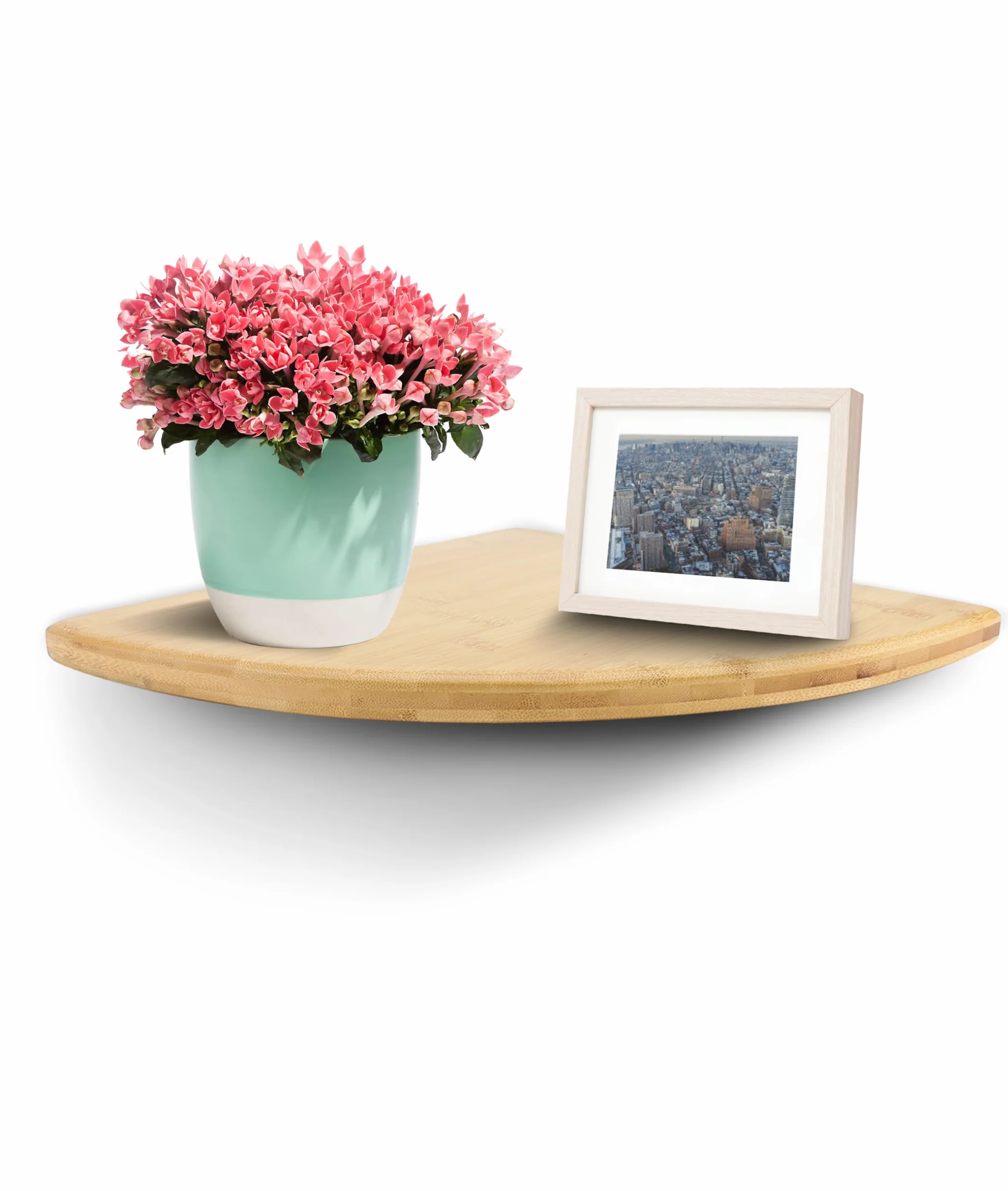 Gugxiom Drewniany regał ścienny 30 cm nowoczesny minimalistyczny