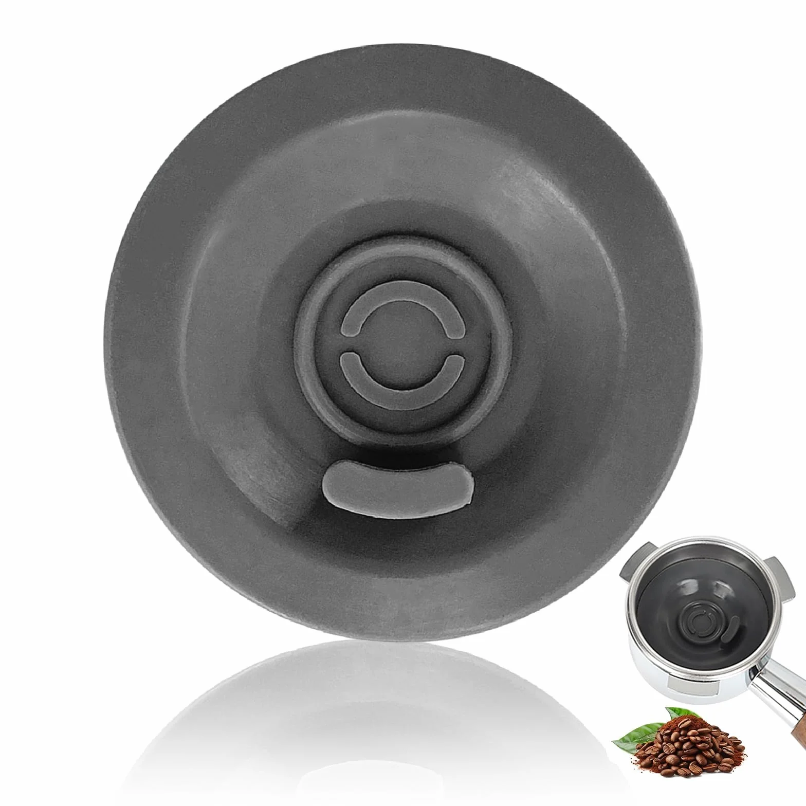 Silikonowa podkładka do czyszczenia ekspresu do kawy, kompatybilna z Breville/Gastroback/Sage Espressomaschinen, 54 mm, idealna dla miłośników kawy, łatwa w użyciu i wielokrotnego użytku