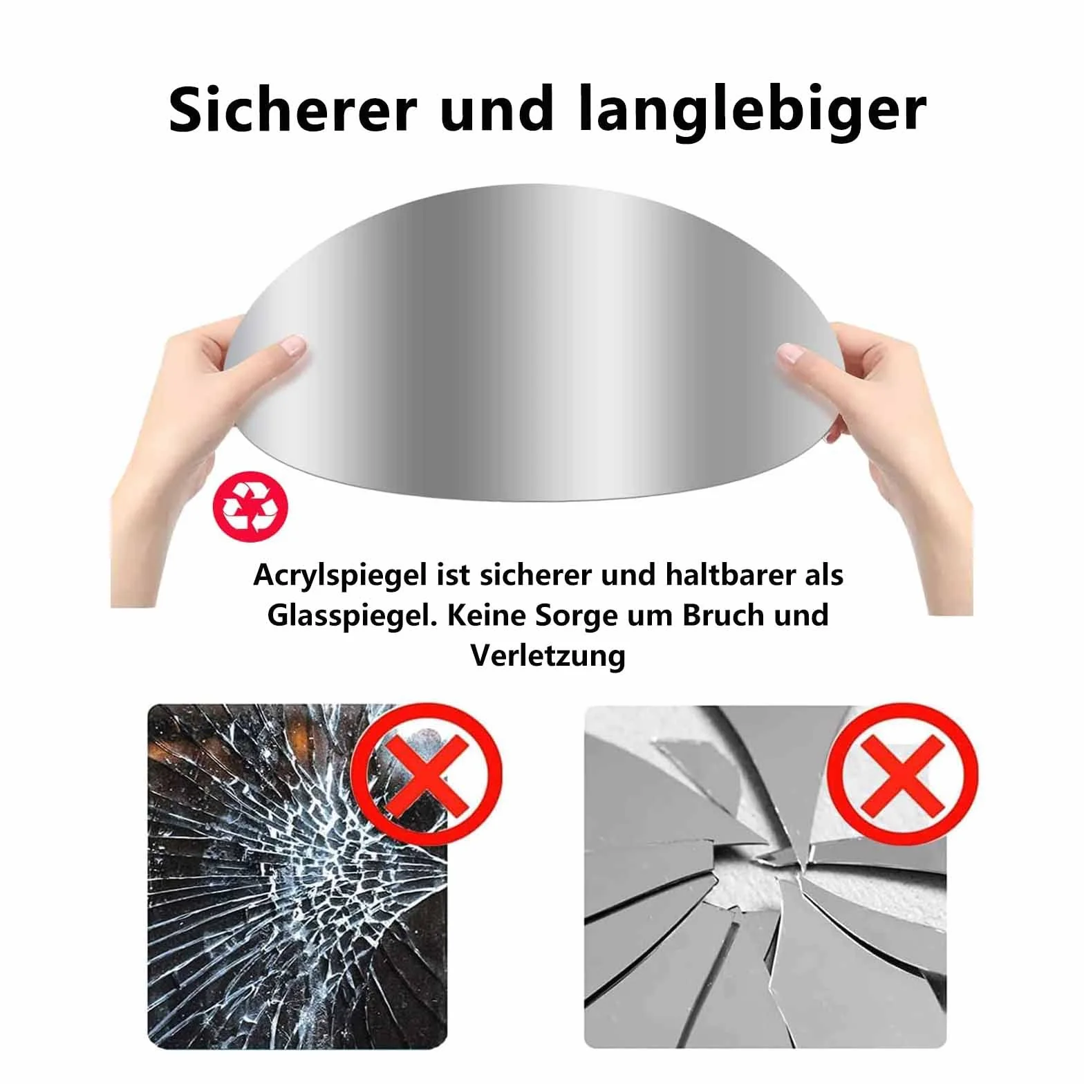 10 Sztuk Akrylowe Okrągłe Lustra ścienne,10cm Okrągłe Lustro Naklejki ścienne Naklejki,do Lazienki,Sypialni,Salonu,Dekoracja.