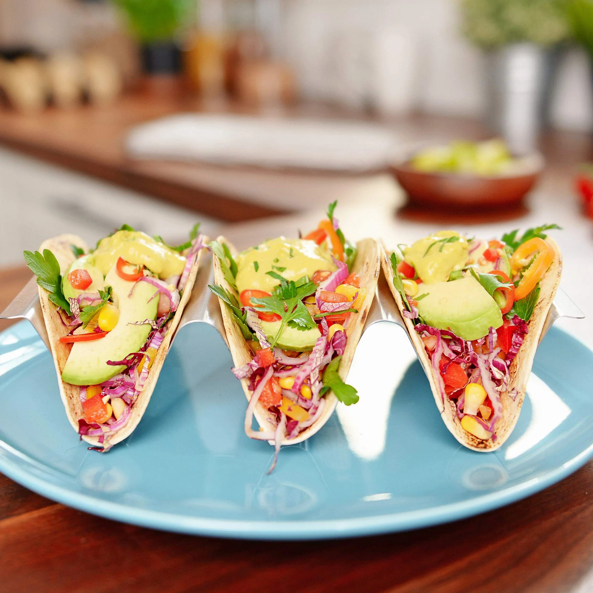 Uno Casa metalowy stojak na tacos zestaw 6 sztuk