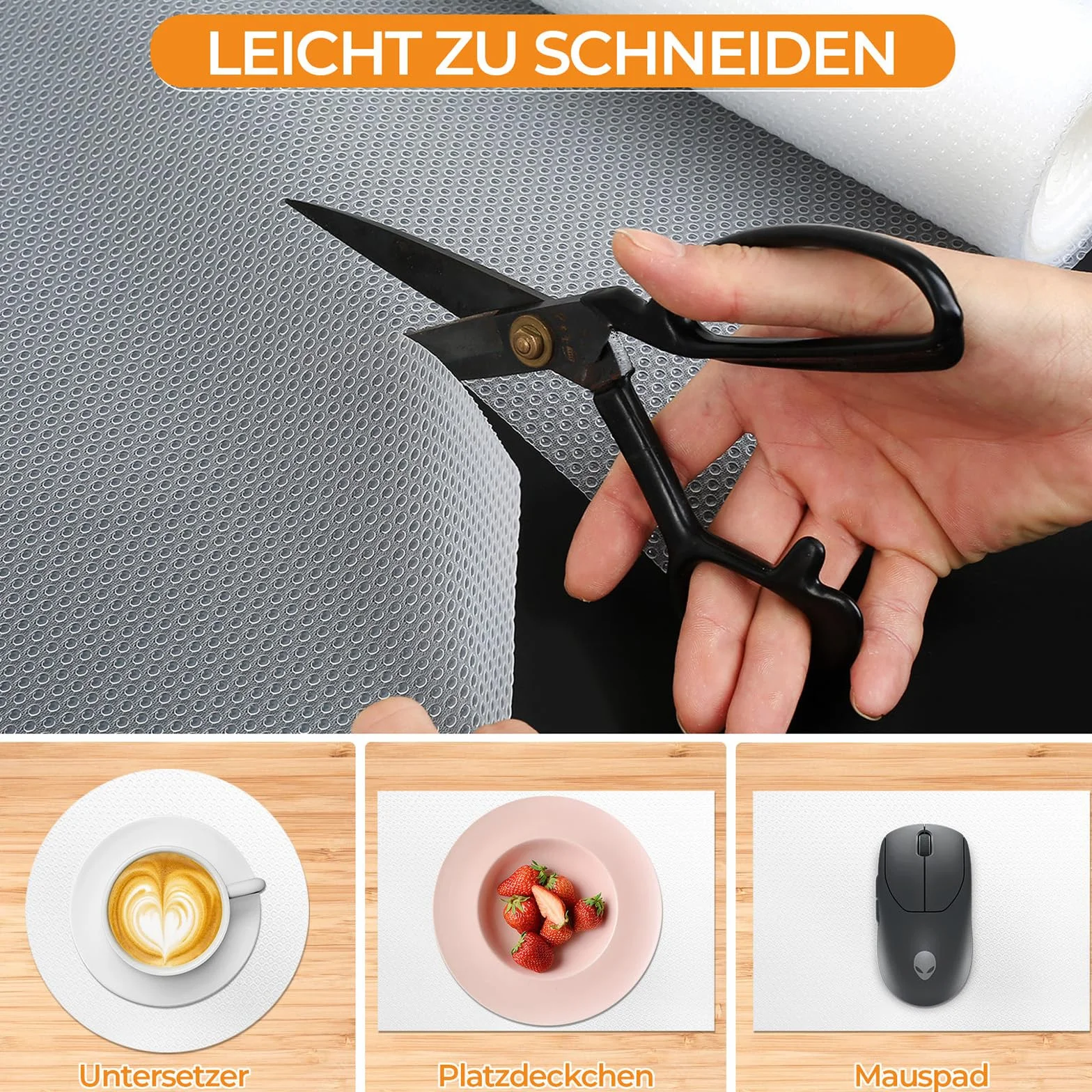 70 sztuk Maty ochronne do szuflad kuchennych, 50 x 600 cm Ochraniacz szuflady kuchennej EVA Wodoodporne przezroczyste, antypoślizgowe maty do szuflad, lodówek, półek, biura, domu