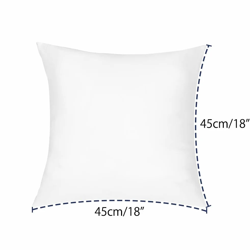 Artscope Zestaw 4 poszewek na poduszki 45x45 cm z mieszanki poliestru