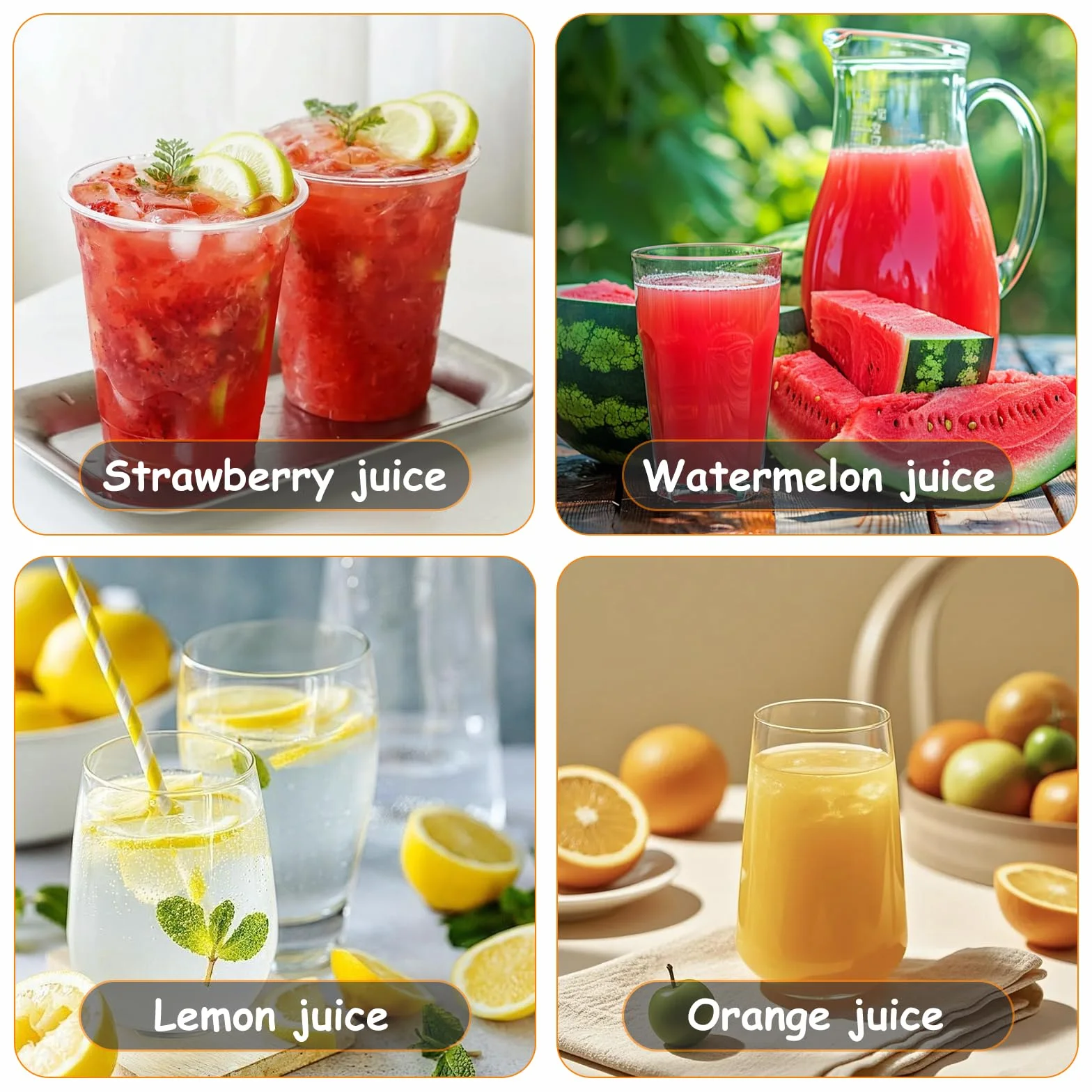 Ręczna wyciskarka do soków ze stali nierdzewnej, wyciskarka do cytrusów, cytryn, pomarańczy, limonek, granatów, wytrzymała ręczna wyciskarka do owoców, bezpieczna wyciskarka do owoców do baru