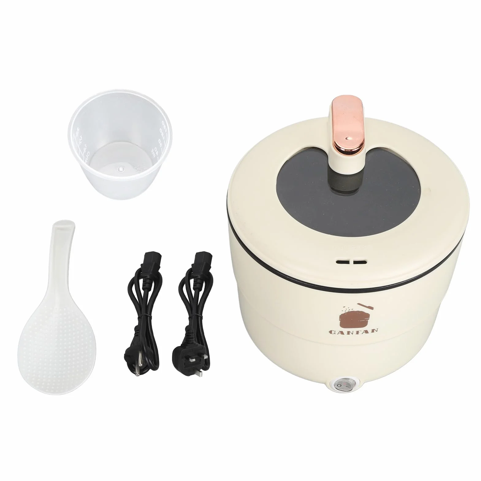 Gorący Garnek Elektryczny, Przenośna Kuchenka do Ramenu 1,8 L Patelnia z powłoką nieprzywierającą Kuchenka Elektryczna 300 W Rapid Noodles Garnek Elektryczny do Gotowania