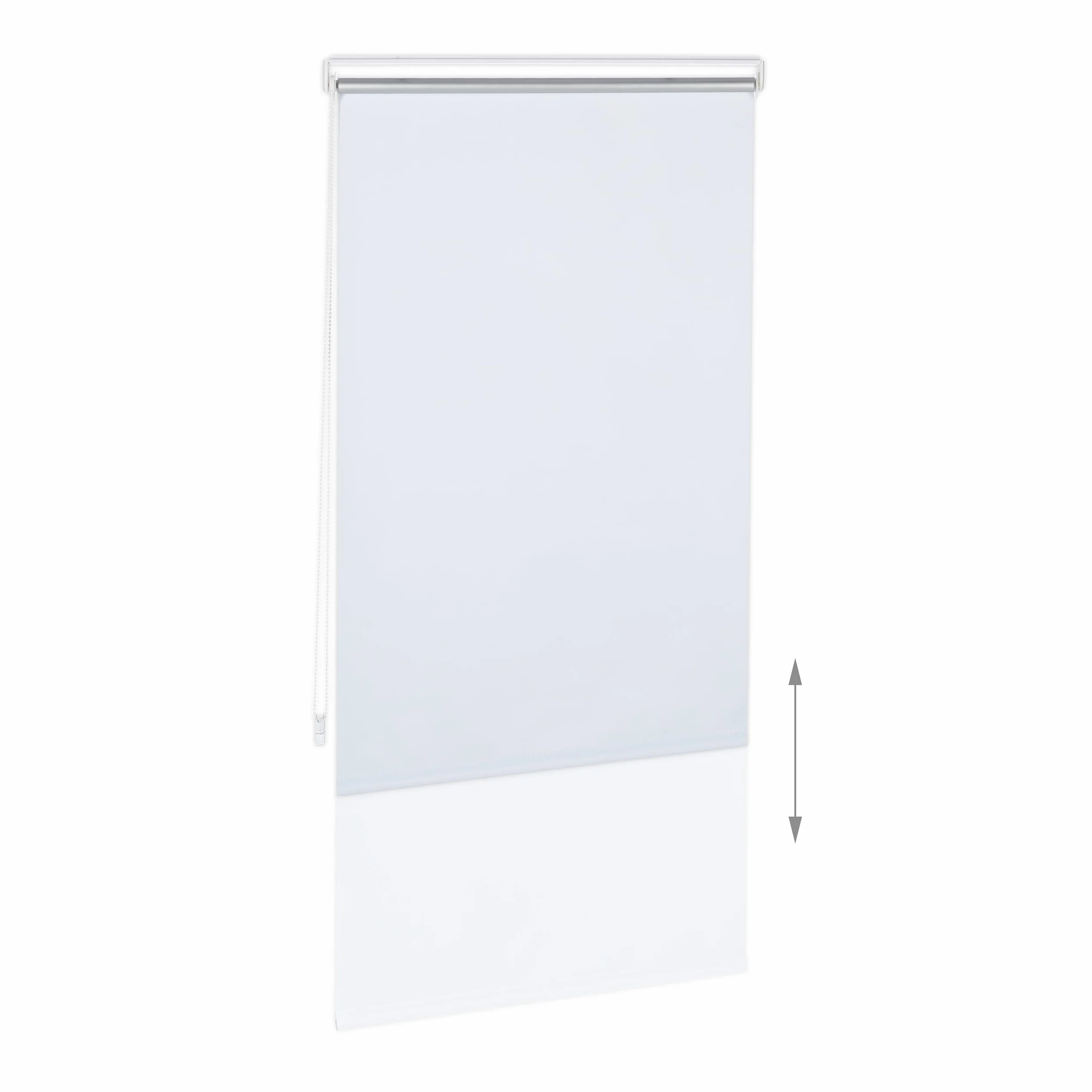 Relaxdays Roleta termiczna Klemmfix 80 x 220 cm, biała