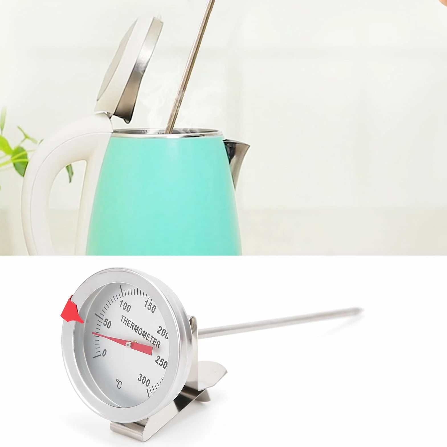 Termometr do smażenia ze stali nierdzewnej 5 cm TTE35125 (15 cm)