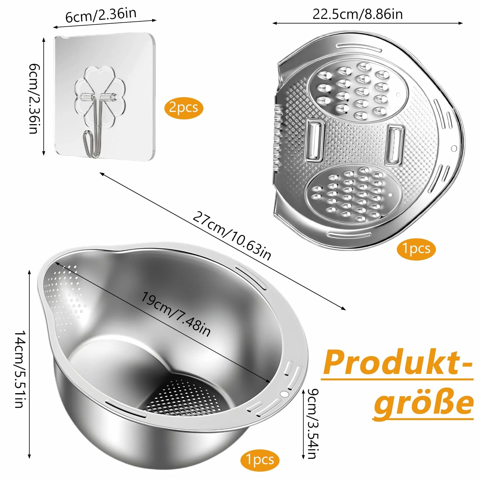 Sitko do ryżu ze stali nierdzewnej, wielofunkcyjne sitko kuchenne z wylewkiem