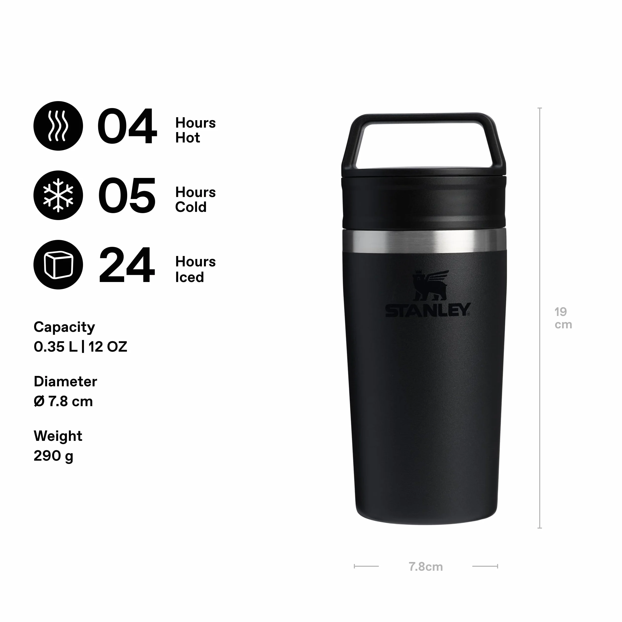 Stanley 1913 Kubek Podróżny 0.35L Stal Nierdzewna