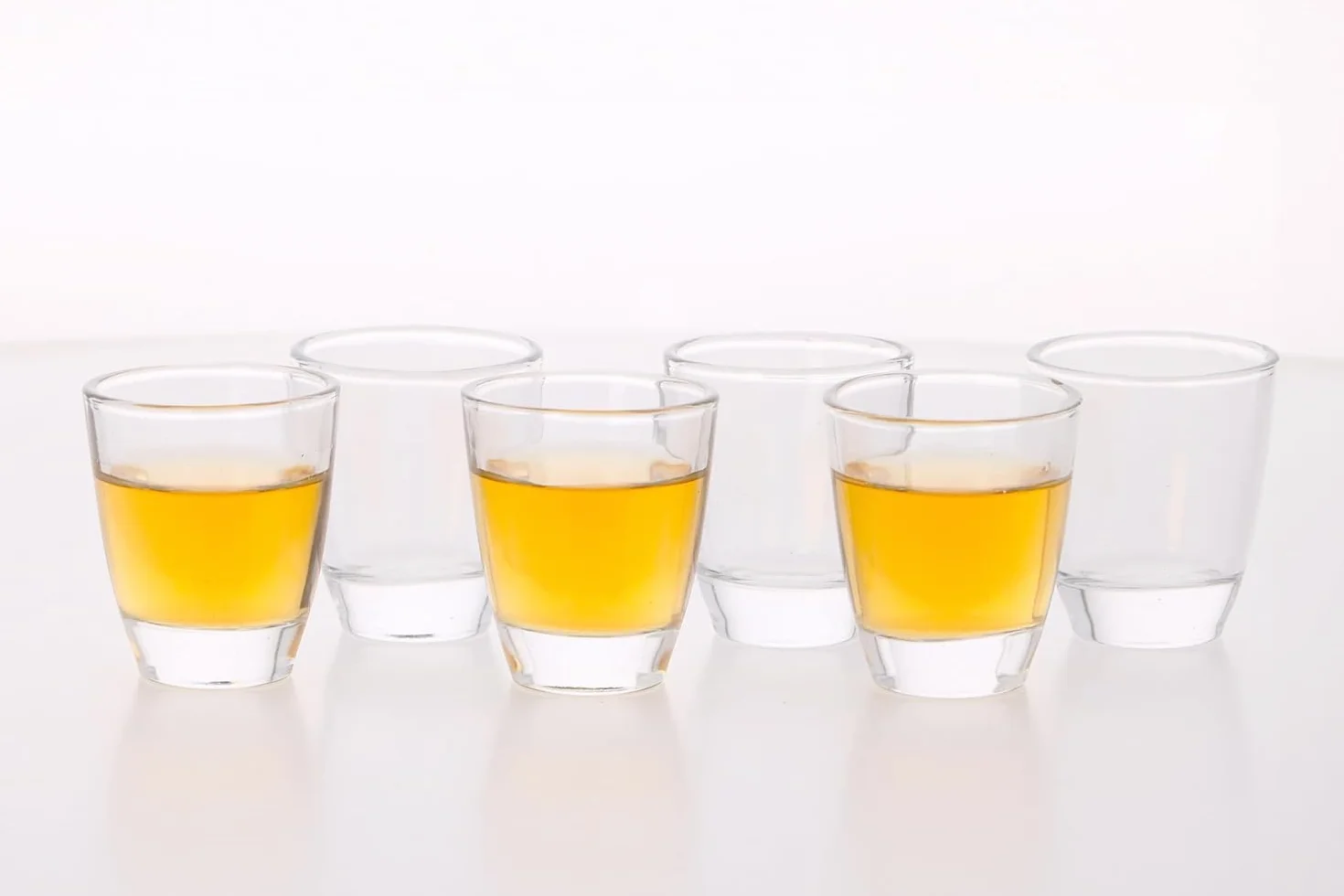 Alpina Szklanki do Shot Zestaw 6 - Digestif 45 ml - Zmywarkowe - Przezroczyste