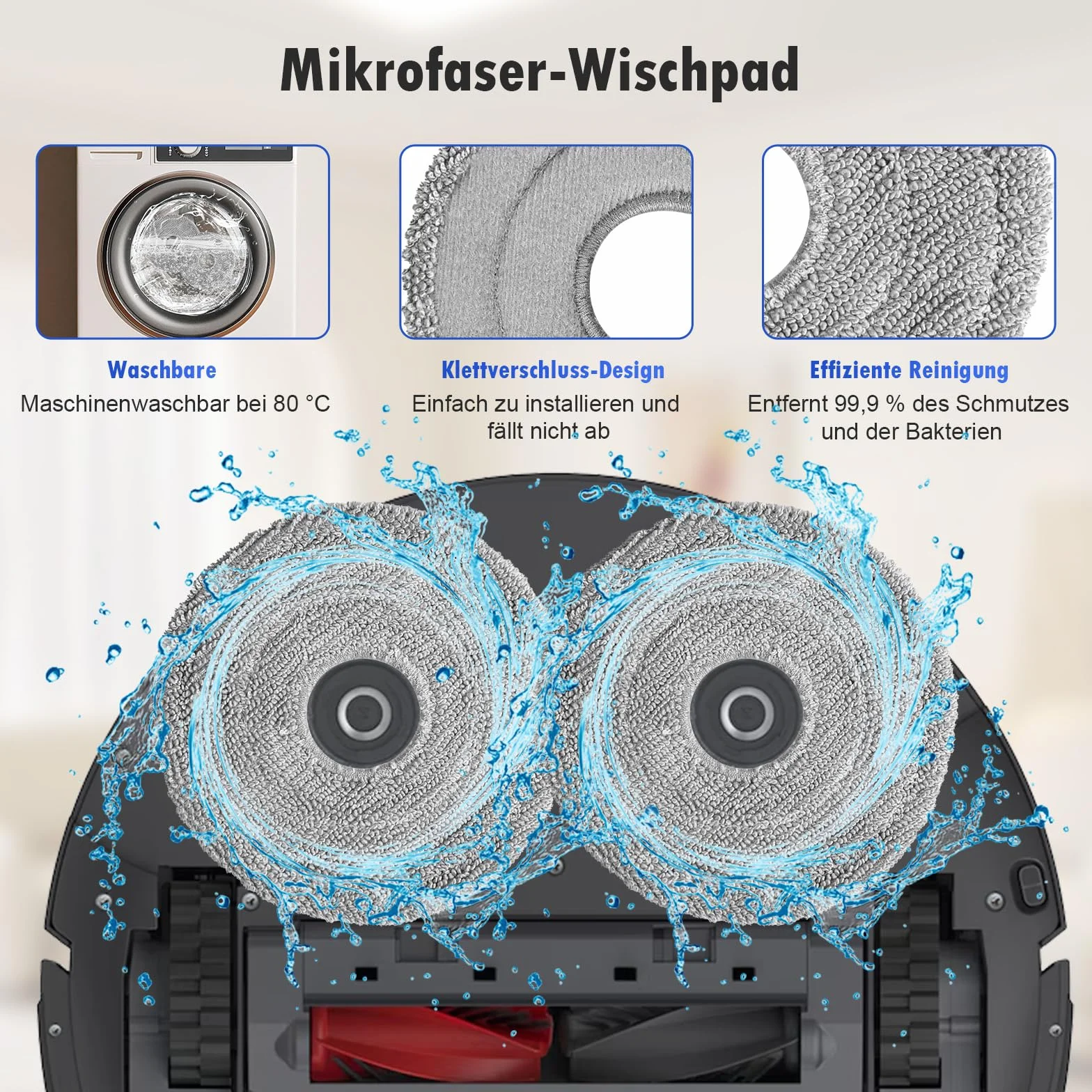 Roborock Saros 10R Qrevo Curv 2 Pro akcesoria zestaw 24 sztuki