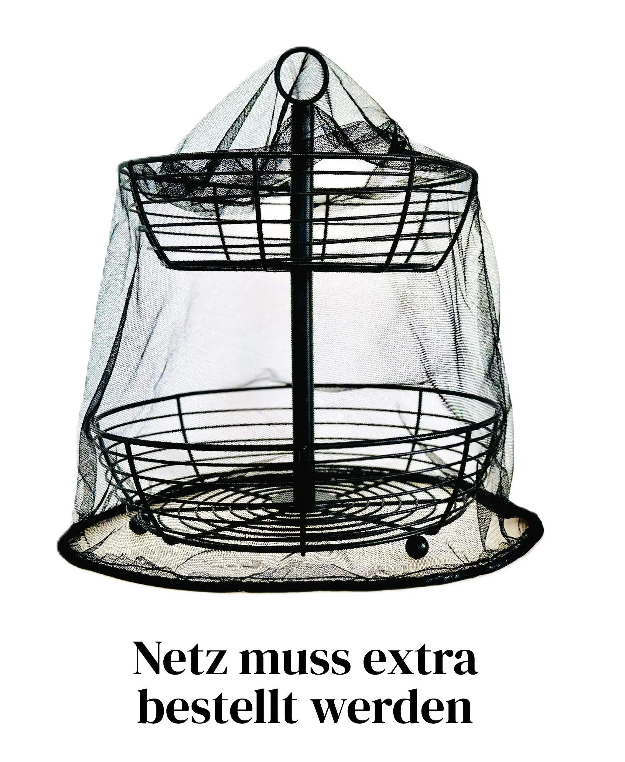 Etażerka – 2-poziomowa – duże talerze na owoce – prezentacja owoców – stylowy kosz na owoce – miska na owoce – wys. = 33 cm – śr. = 29 cm
