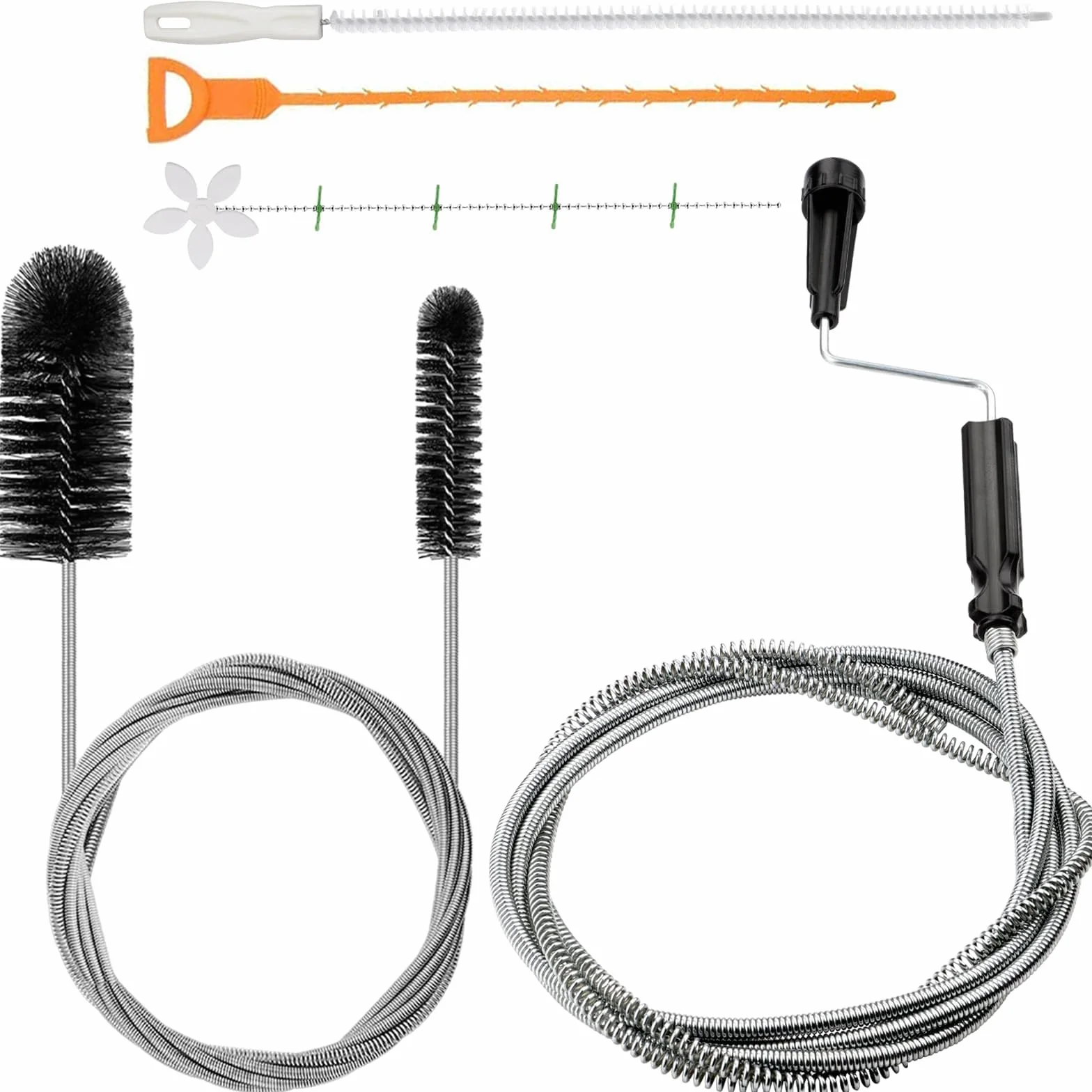 Szczotka do czyszczenia rur 30 cm 5 sztuk spirala 80 cali