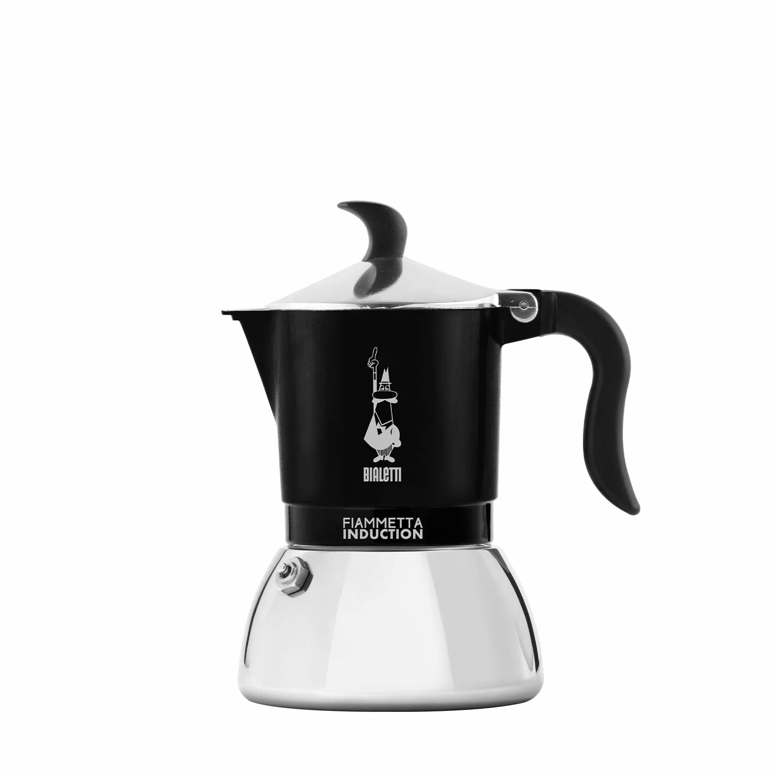 Bialetti Fiammetta Induction dzbanek do kawy aluminium stal czarny 4 filiżanki