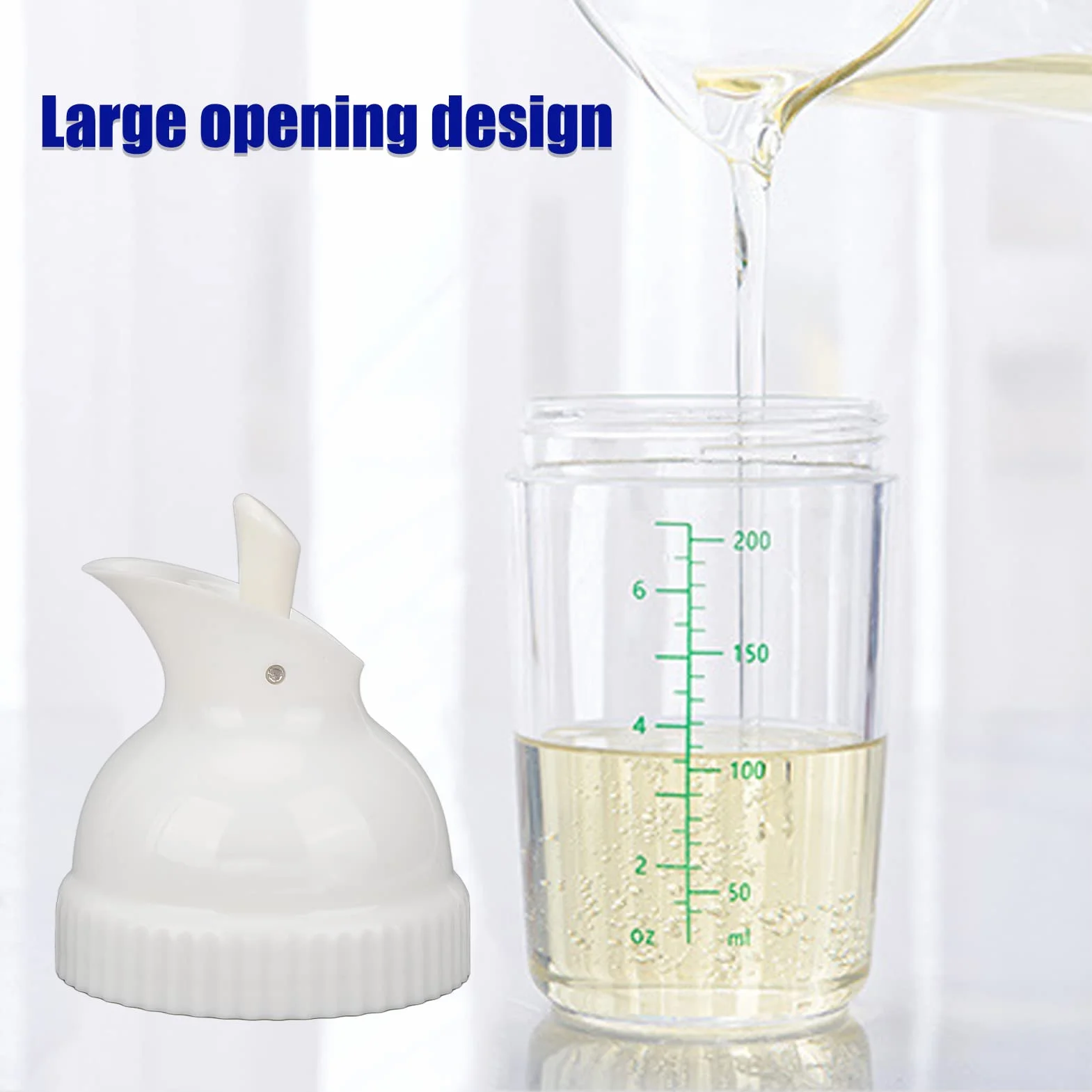 Shaker do sałatek 200 ml słoik z pokrywką zapobieganie wyciekom Biały