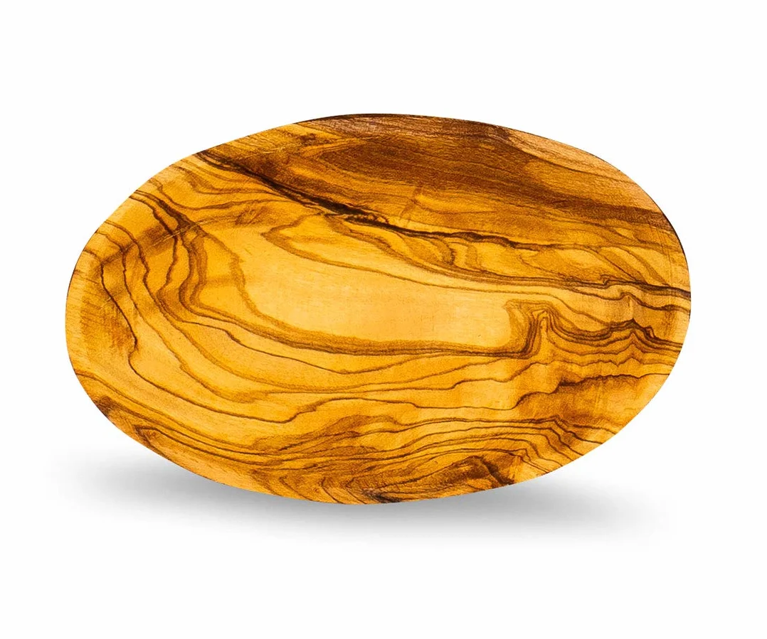 Drewniana miska drewno oliwkowe ok. 14x9 cm miska drewno dekoracja stołu miska dekoracyjna naturalna unikat miska na przekąski dekoracja