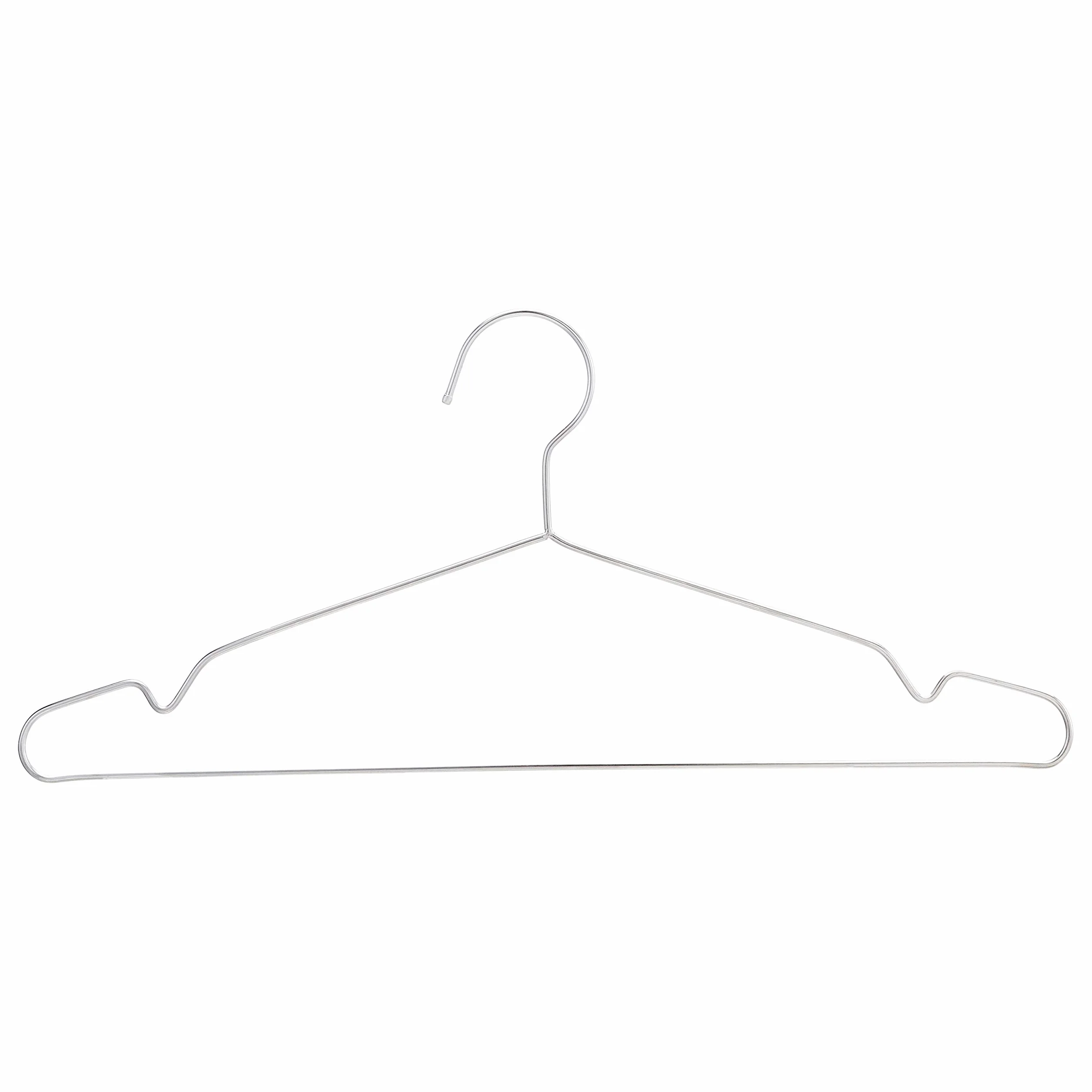 Amazon Basics Wieszaki na ubrania ze stali nierdzewnej, 50 sztuk