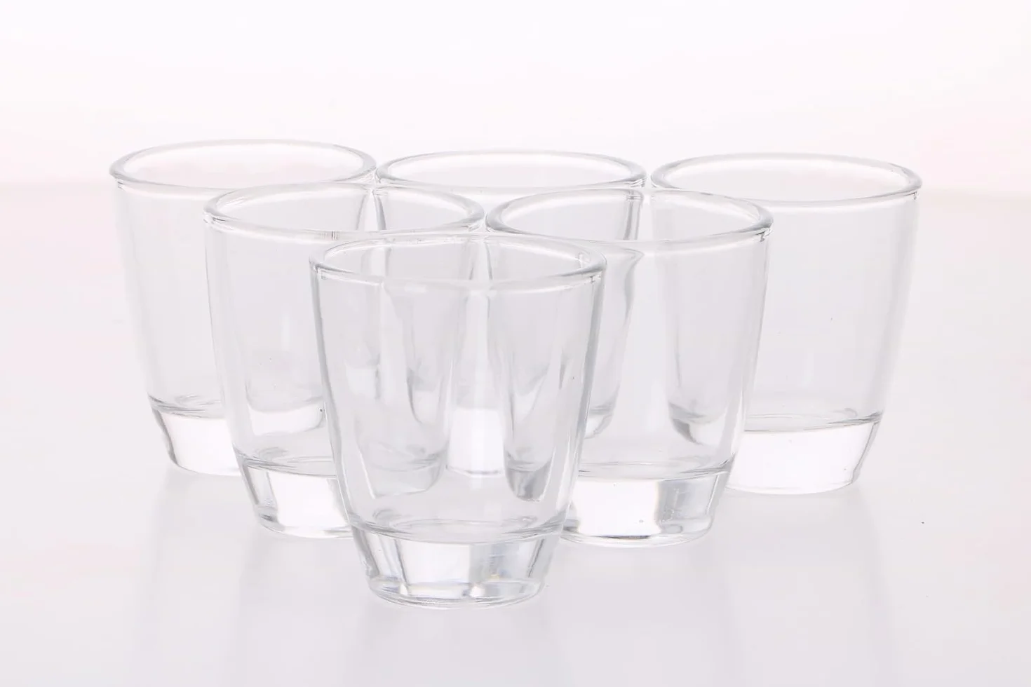 Alpina Szklanki do Shot Zestaw 6 - Digestif 45 ml - Zmywarkowe - Przezroczyste