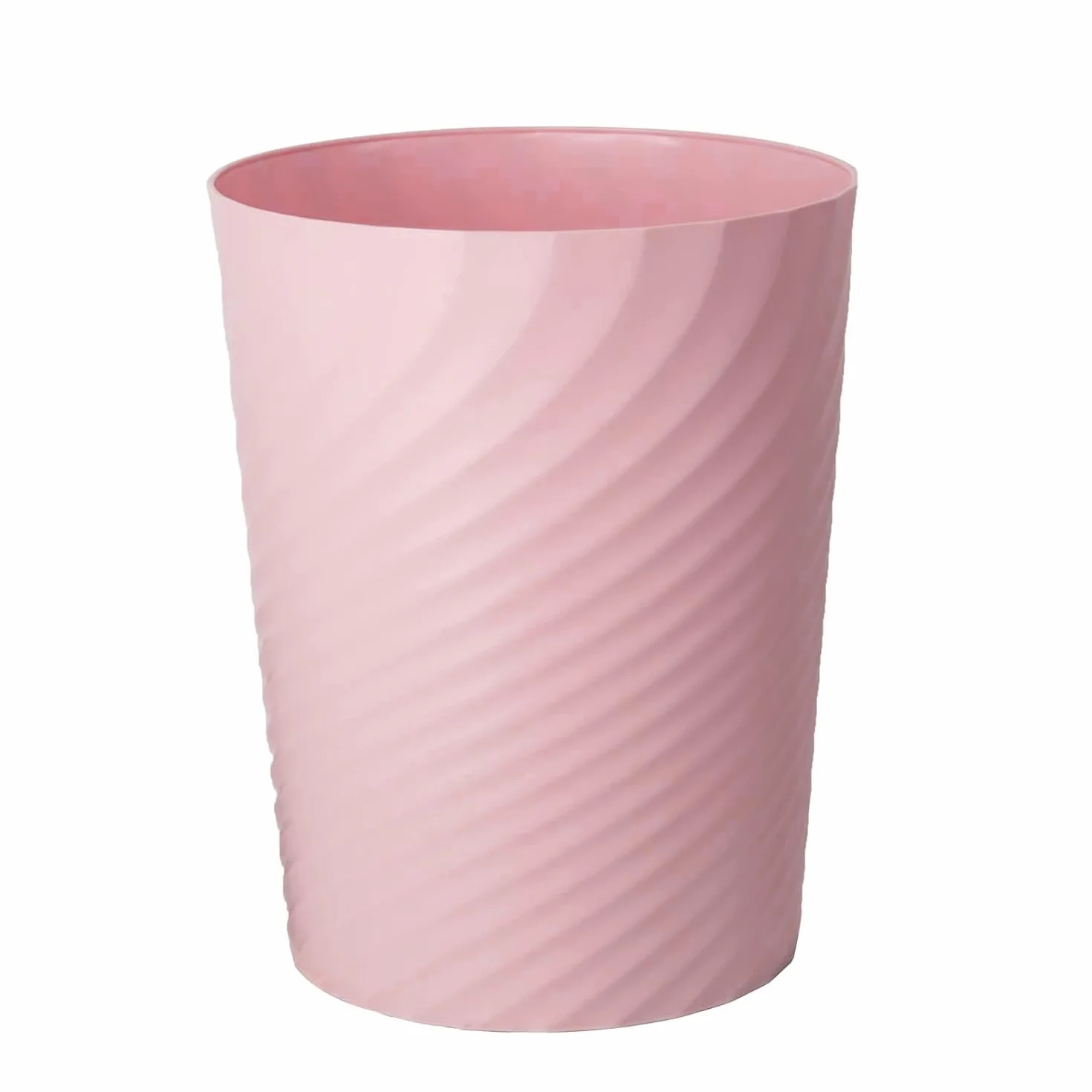 Kosz na śmieci 12 l 32 cm różowy z tworzywa sztucznego