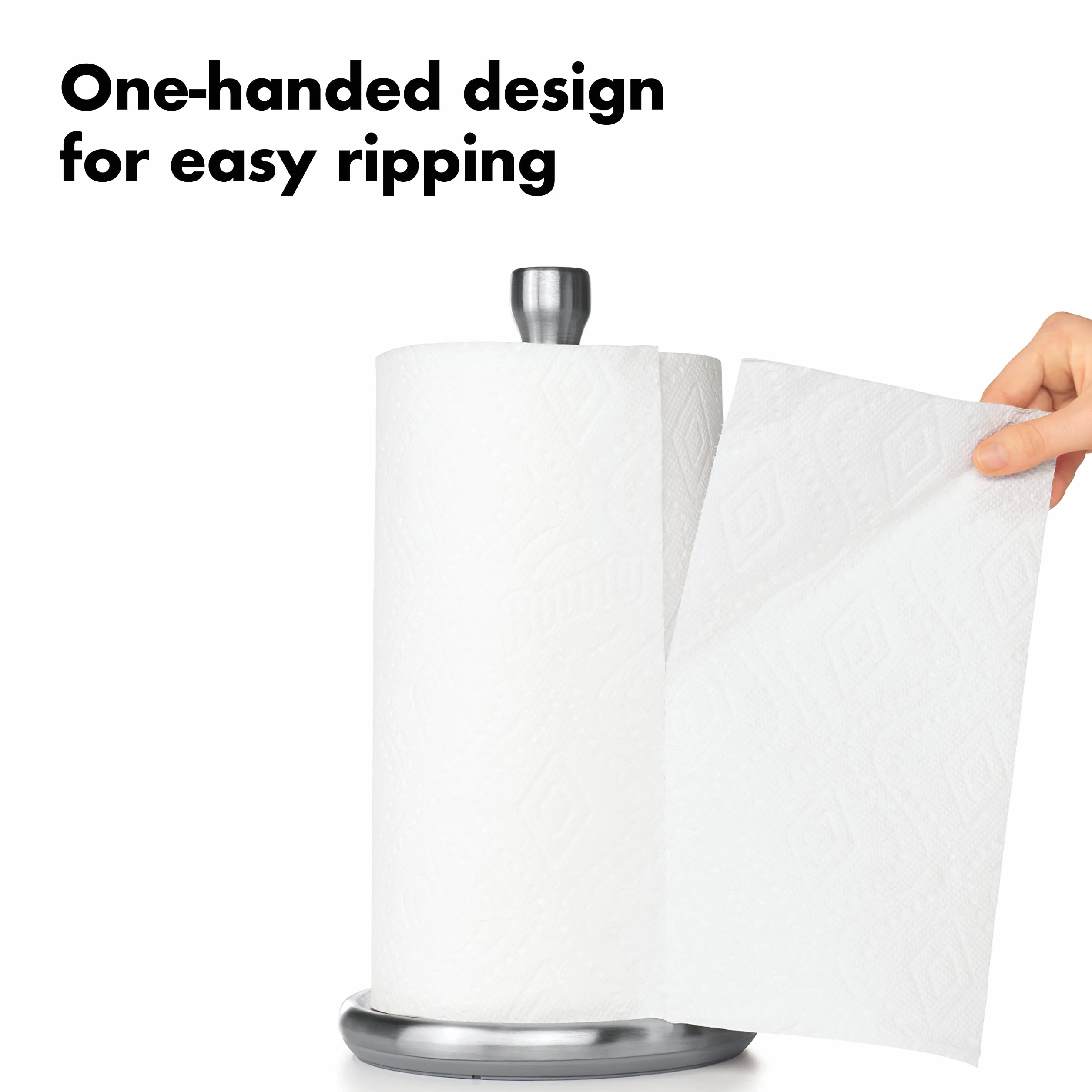 OXO Good Grips stabilny uchwyt na ręczniki papierowe szary